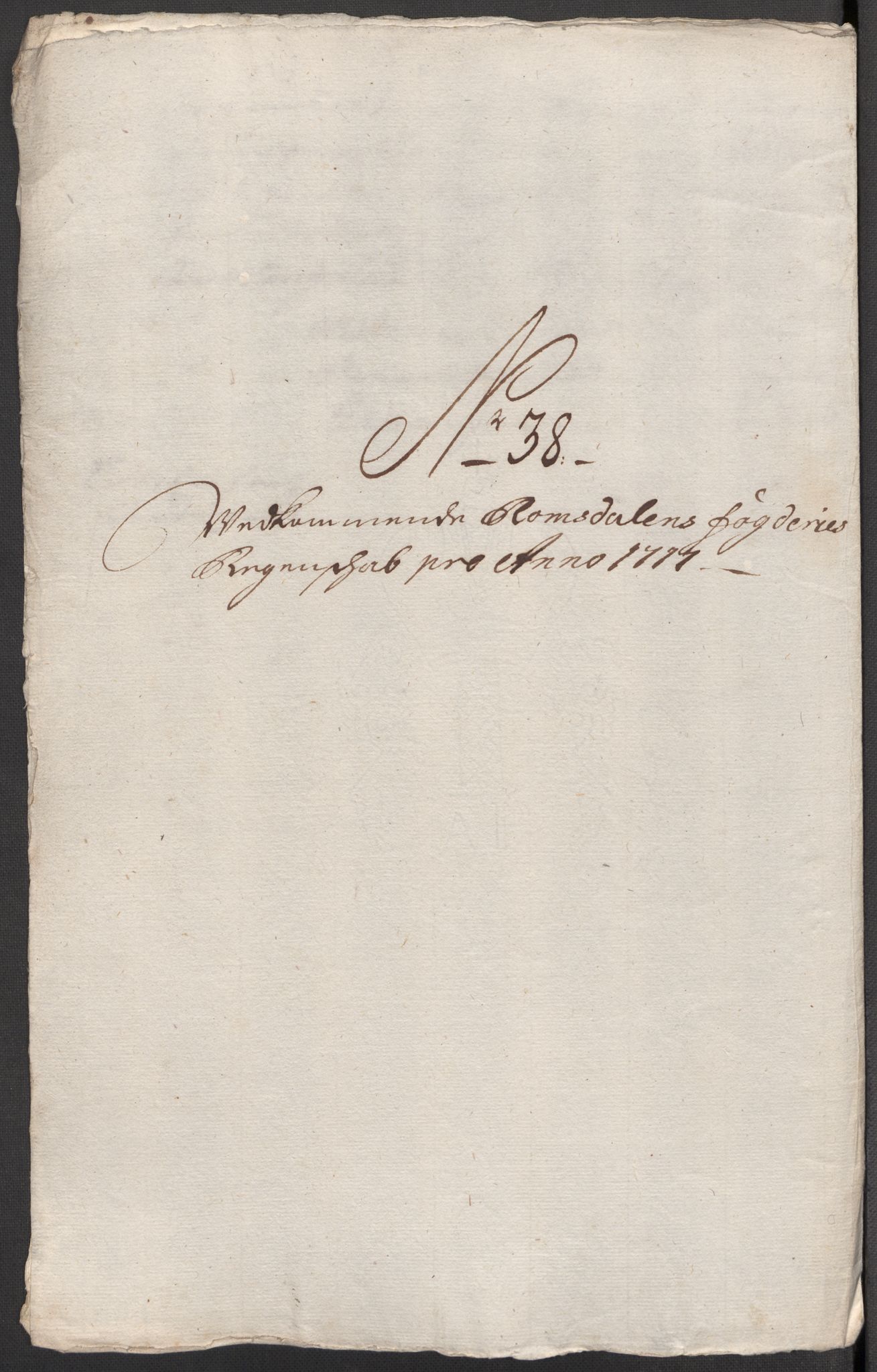 Rentekammeret inntil 1814, Reviderte regnskaper, Fogderegnskap, AV/RA-EA-4092/R55/L3664: Fogderegnskap Romsdal, 1717, p. 207