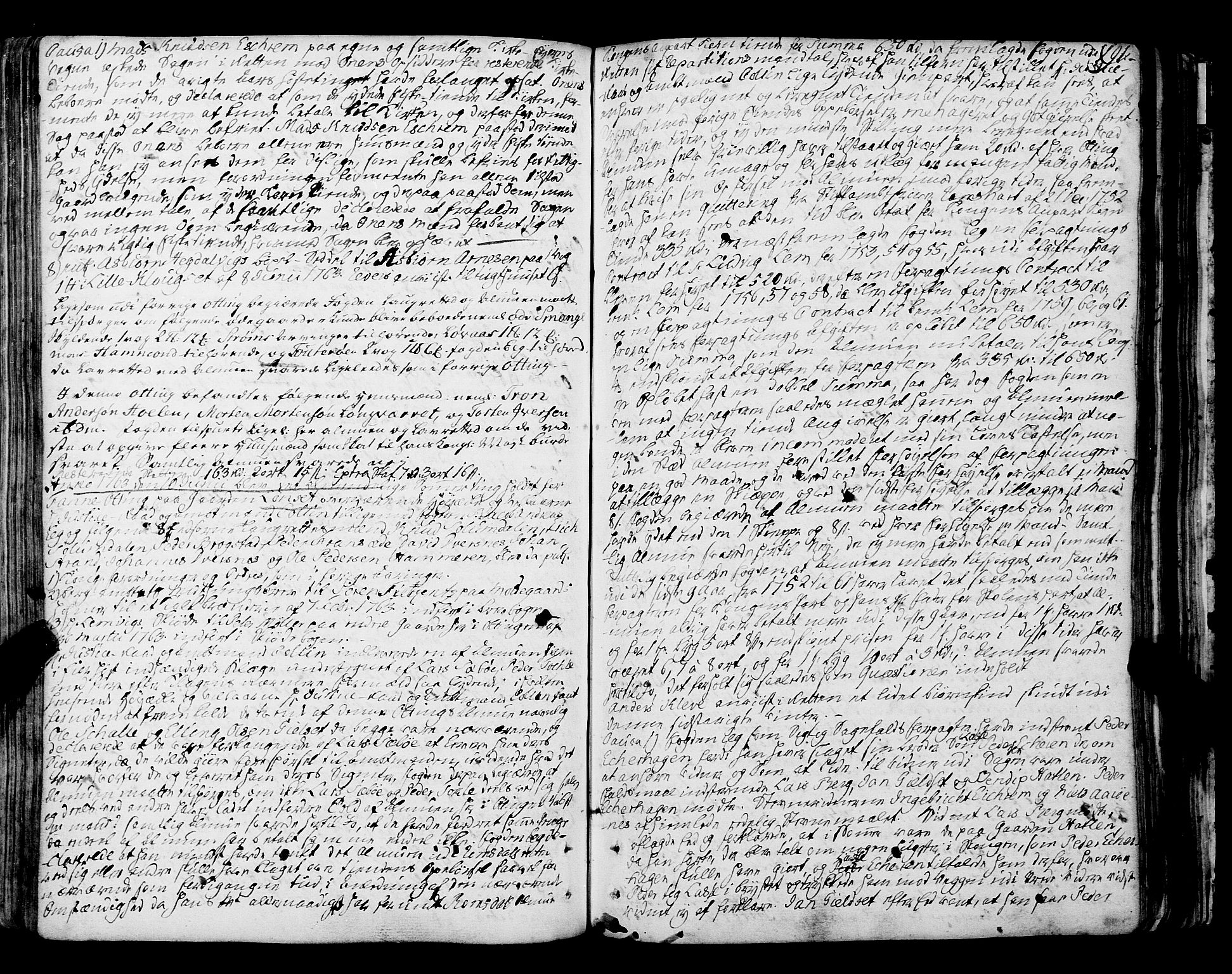 Romsdal sorenskriveri, SAT/A-4149/1/1/1A/L0014: Tingbok, 1757-1765, p. 191