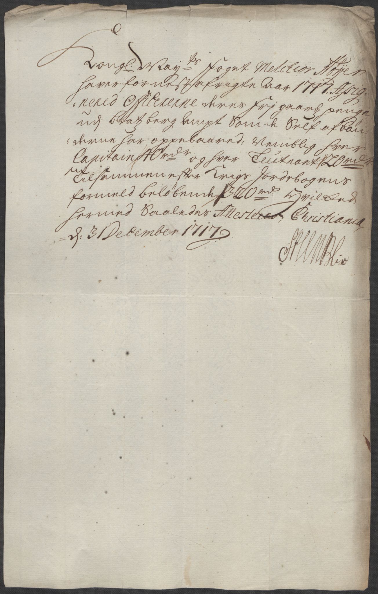 Rentekammeret inntil 1814, Reviderte regnskaper, Fogderegnskap, AV/RA-EA-4092/R36/L2129: Fogderegnskap Øvre og Nedre Telemark og Bamble, 1717, p. 350