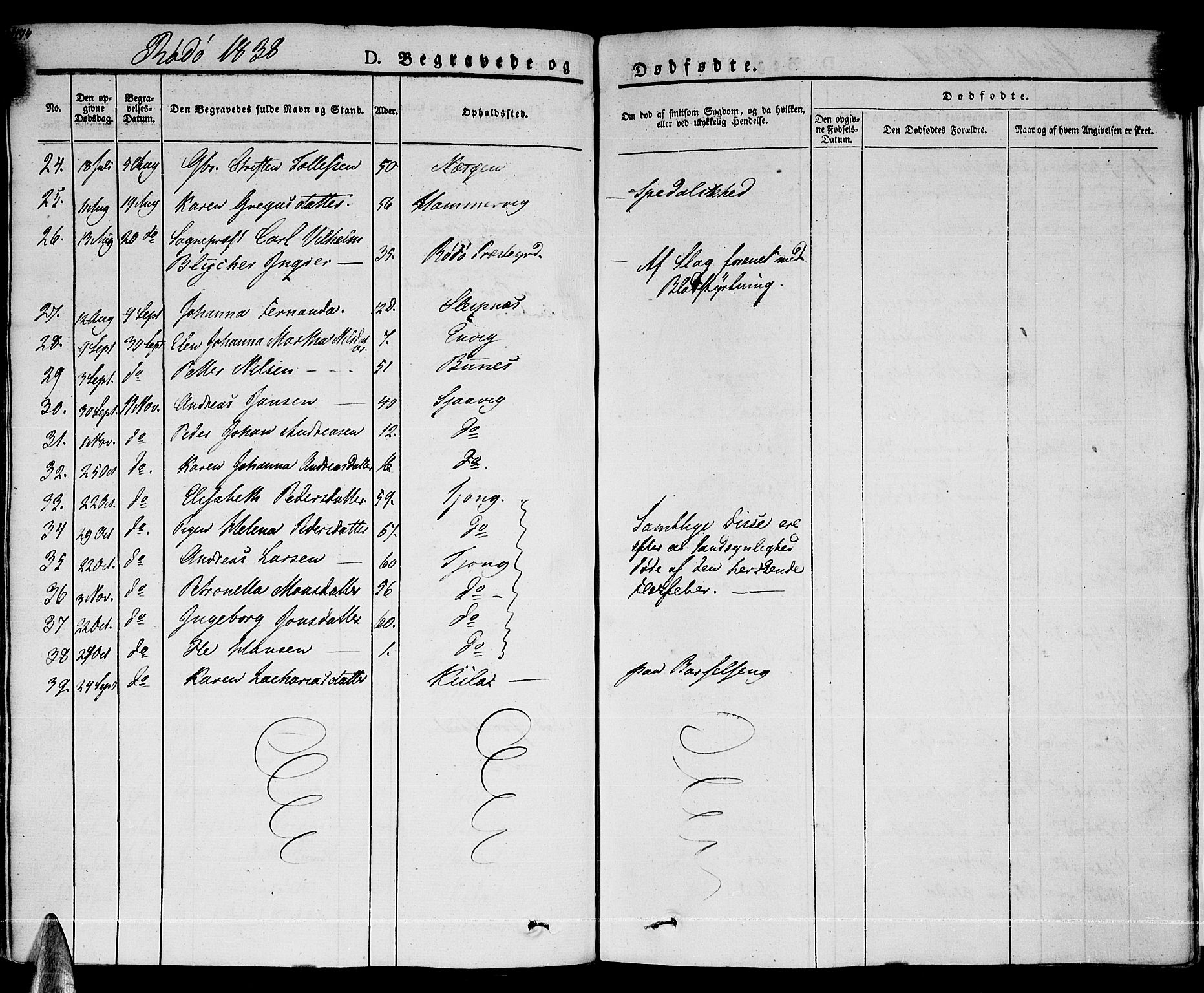 Ministerialprotokoller, klokkerbøker og fødselsregistre - Nordland, AV/SAT-A-1459/841/L0600: Parish register (official) no. 841A07 /1, 1825-1844, p. 474