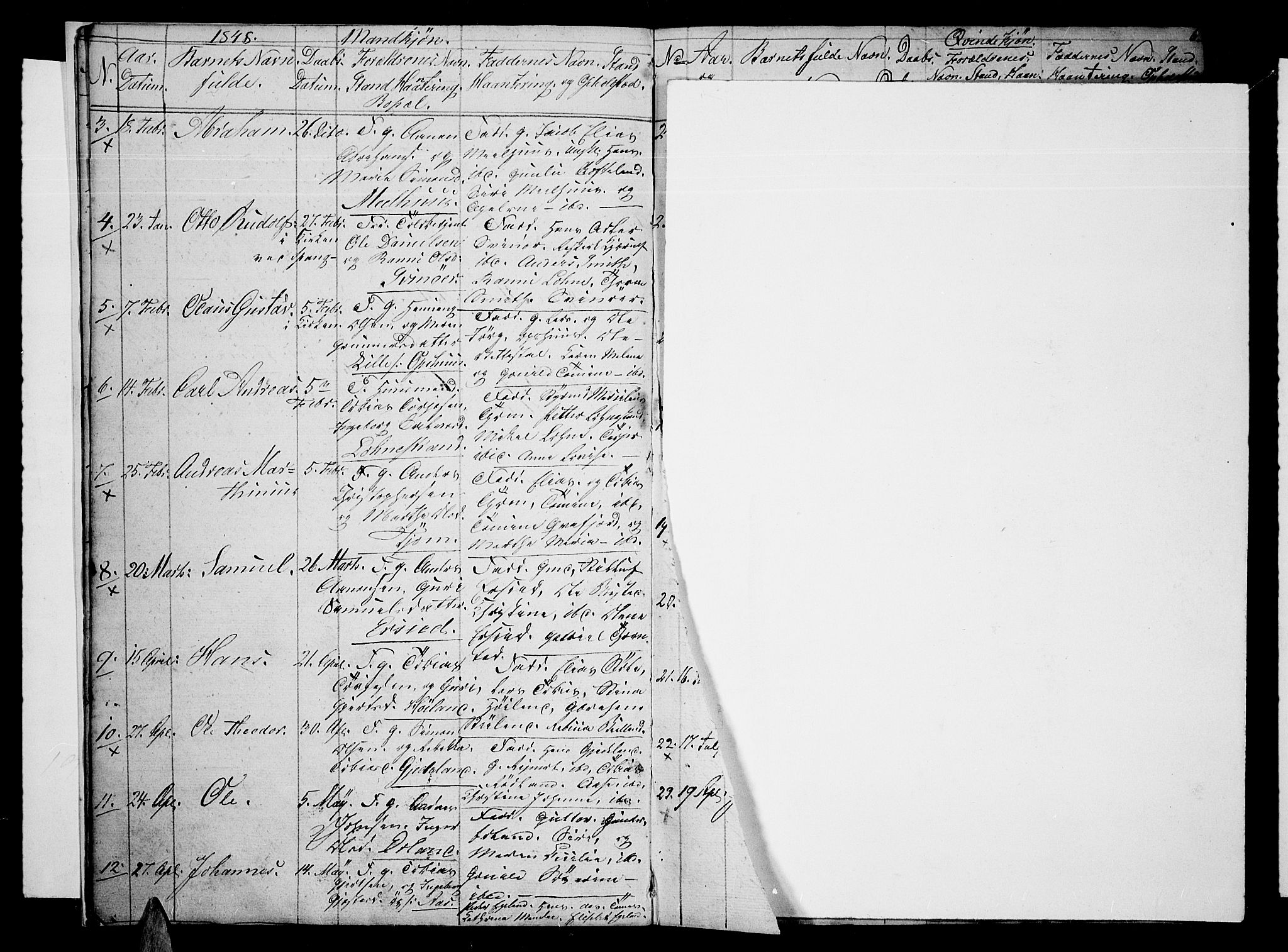 Sør-Audnedal sokneprestkontor, AV/SAK-1111-0039/F/Fb/Fbb/L0002: Parish register (copy) no. B 2, 1846-1865, p. 5