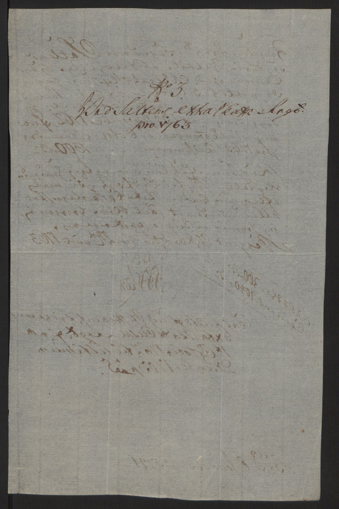 Rentekammeret inntil 1814, Reviderte regnskaper, Fogderegnskap, AV/RA-EA-4092/R66/L4670: Ekstraskatten Salten, 1762-1764, p. 161