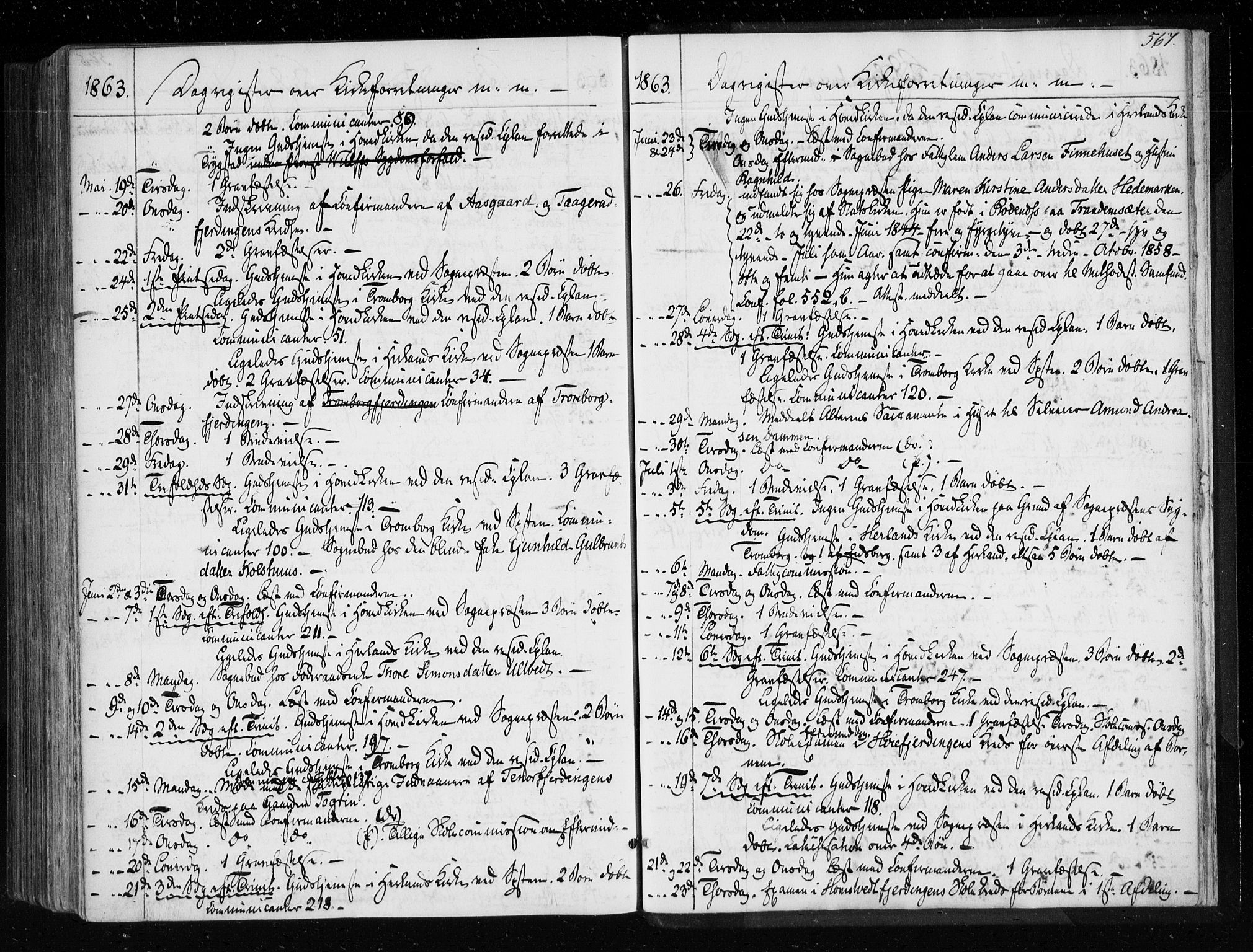 Eidsberg prestekontor Kirkebøker, AV/SAO-A-10905/F/Fa/L0010.b: Parish register (official) no. I 10B, 1857-1866, p. 567