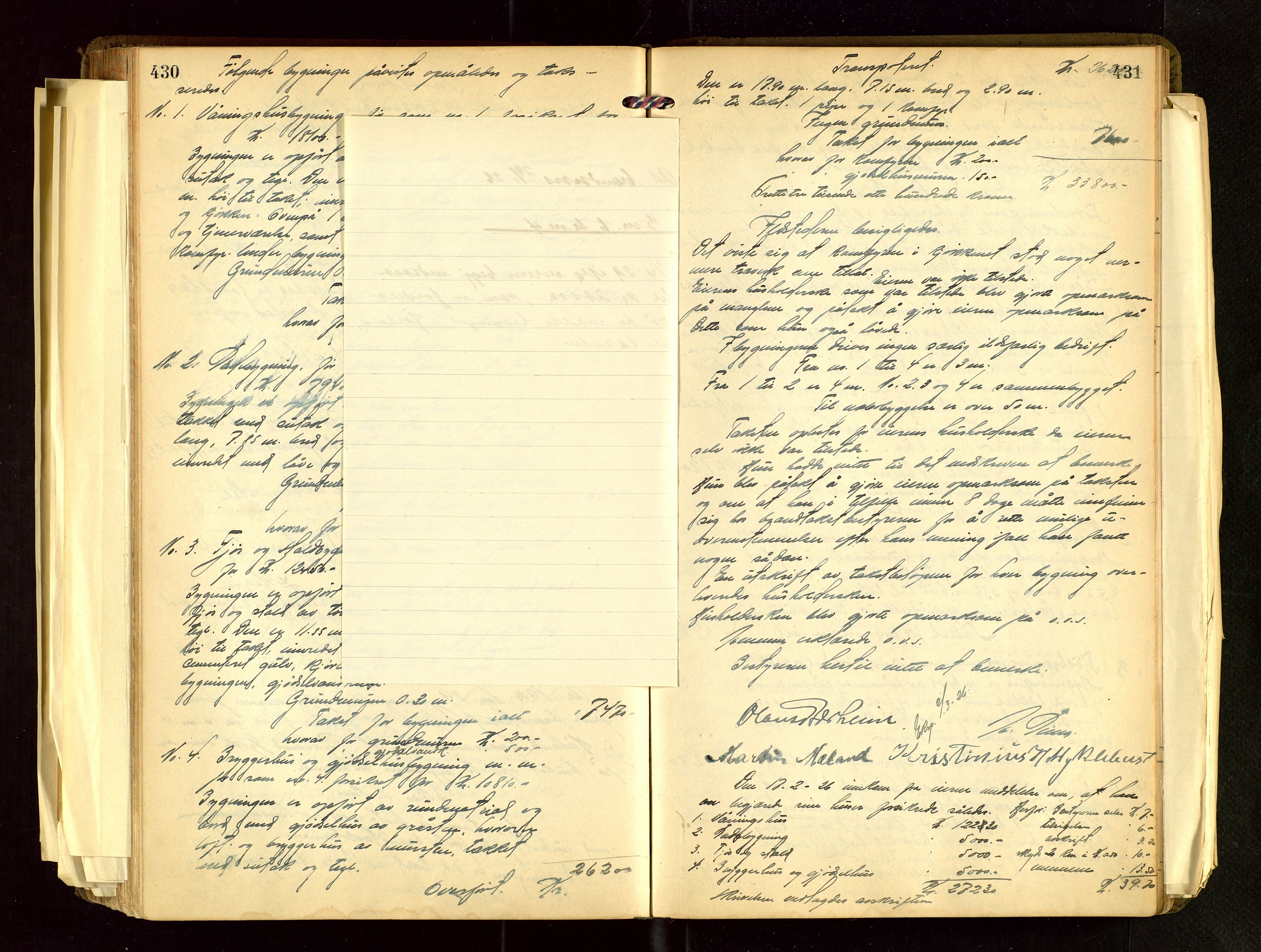 Håland lensmannskontor, AV/SAST-A-100100/Go/L0004: Branntakstprotokoll for lensmannen i Håland. Register i boken., 1919-1929, p. 430-431