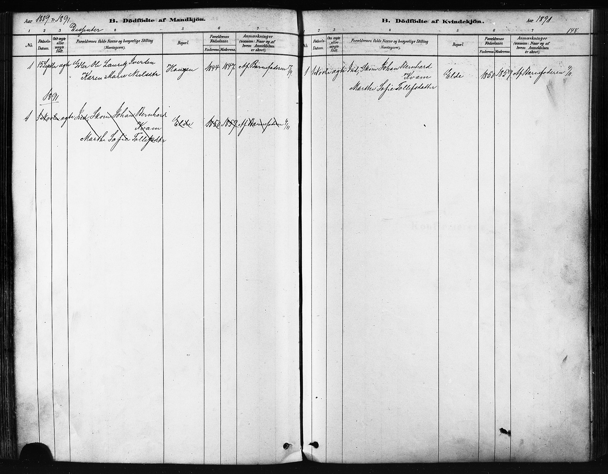 Kvæfjord sokneprestkontor, SATØ/S-1323/G/Ga/Gaa/L0005kirke: Parish register (official) no. 5, 1878-1894, p. 148