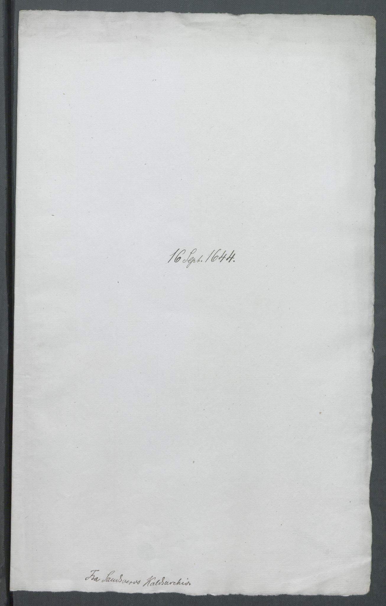 Riksarkivets diplomsamling, RA/EA-5965/F02/L0158: Dokumenter, 1644-1645, p. 52