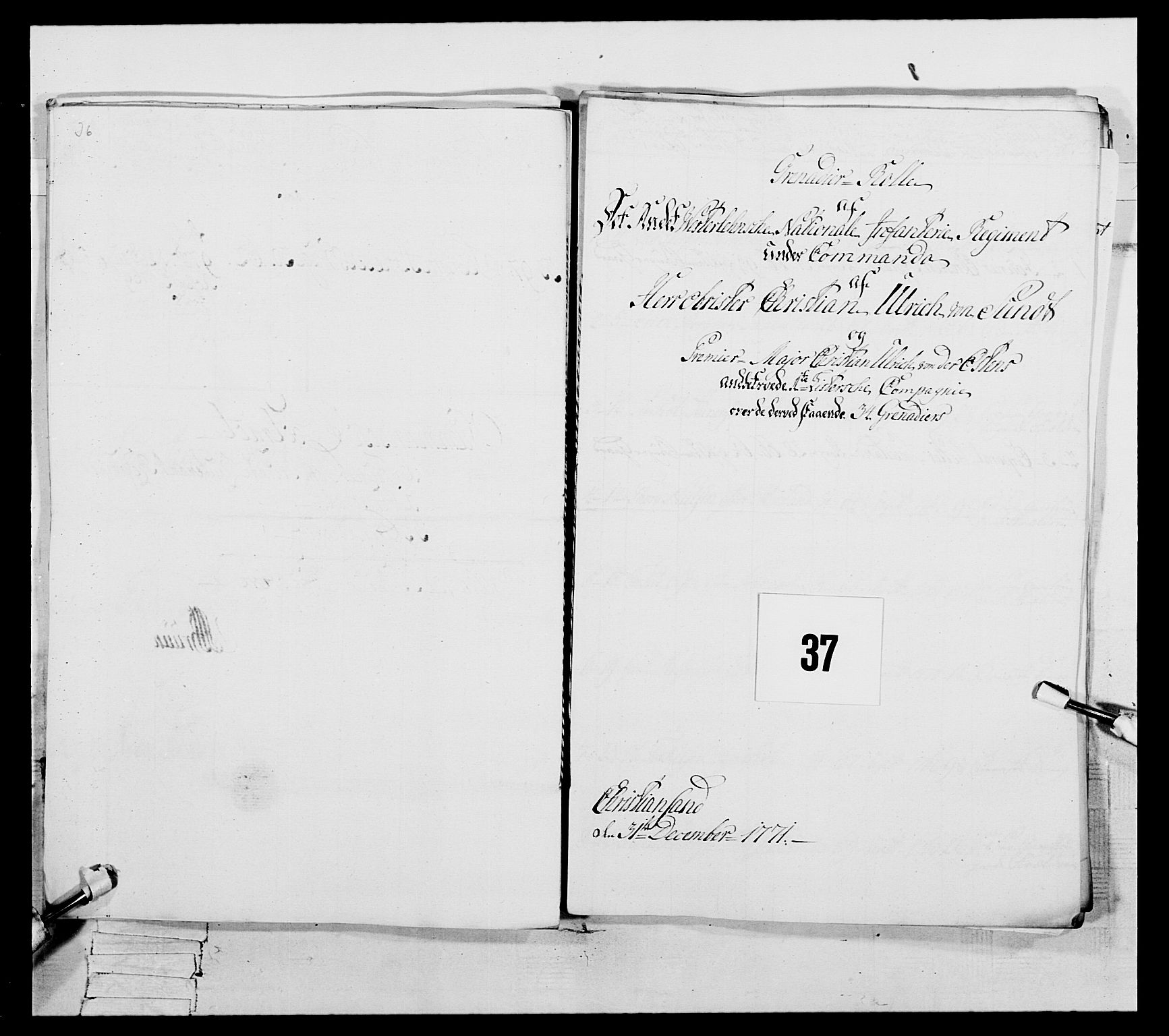 Generalitets- og kommissariatskollegiet, Det kongelige norske kommissariatskollegium, RA/EA-5420/E/Eh/L0105: 2. Vesterlenske nasjonale infanteriregiment, 1766-1773, p. 168