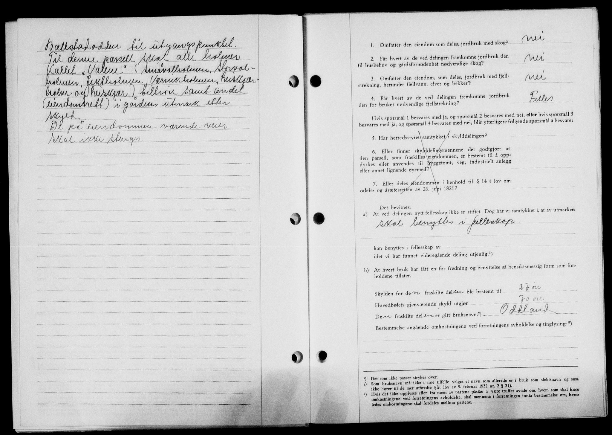 Lofoten sorenskriveri, SAT/A-0017/1/2/2C/L0024a: Mortgage book no. 24a, 1950-1950, Diary no: : 2691/1950