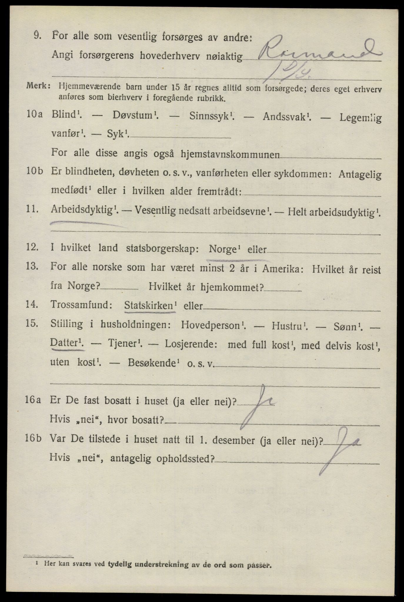 SAO, 1920 census for Glemmen, 1920, p. 15346