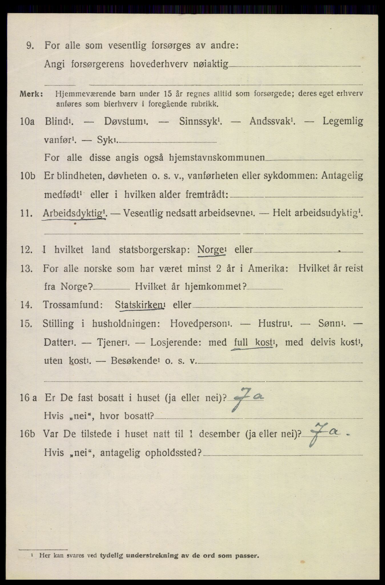 SAH, 1920 census for Sør-Aurdal, 1920, p. 5910