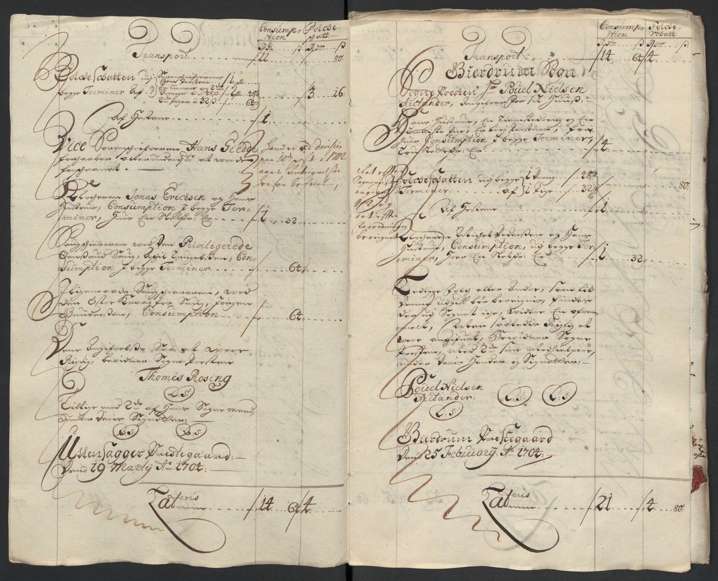 Rentekammeret inntil 1814, Reviderte regnskaper, Fogderegnskap, AV/RA-EA-4092/R12/L0717: Fogderegnskap Øvre Romerike, 1704-1705, p. 210