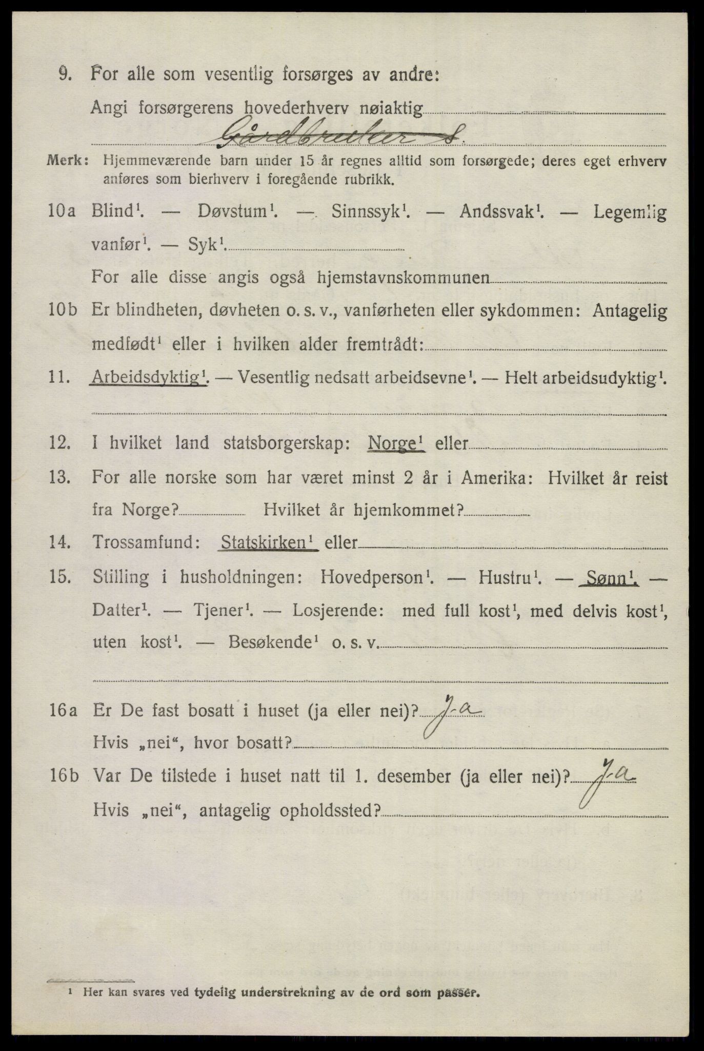 SAKO, 1920 census for Ål, 1920, p. 2389