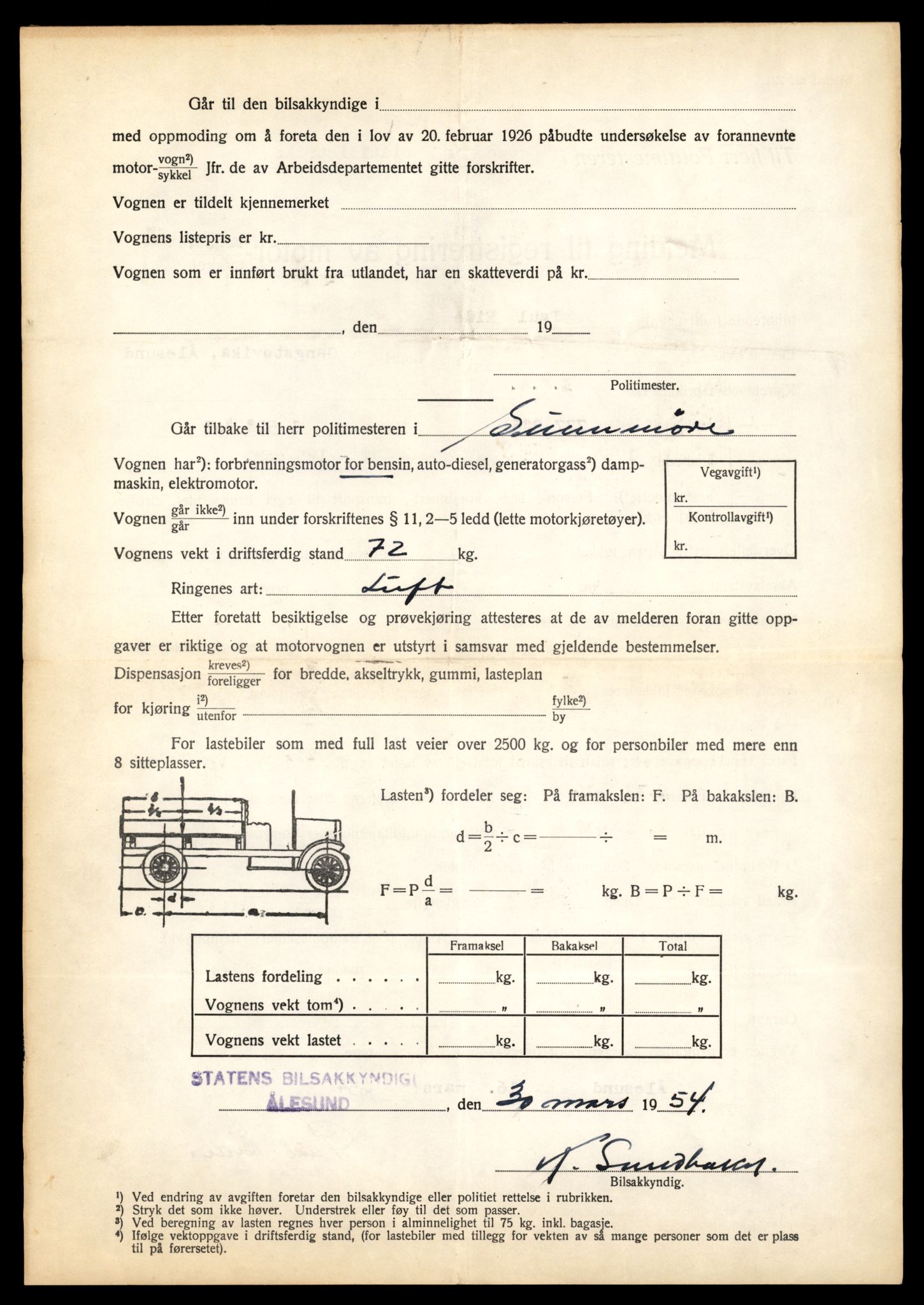 Møre og Romsdal vegkontor - Ålesund trafikkstasjon, AV/SAT-A-4099/F/Fe/L0037: Registreringskort for kjøretøy T 13031 - T 13179, 1927-1998, p. 1389