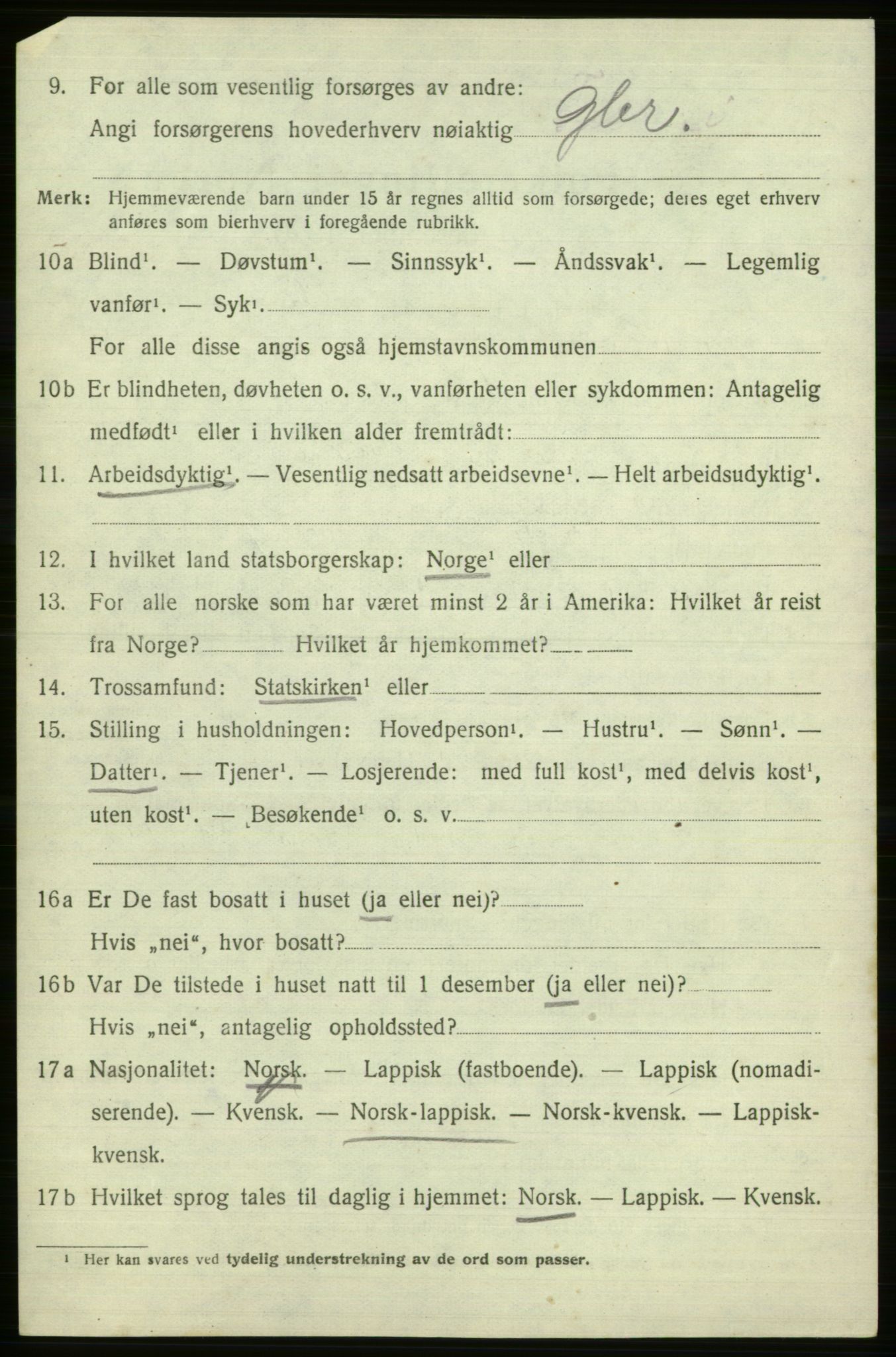 SATØ, 1920 census for Sørøysund rural district, 1920, p. 1765