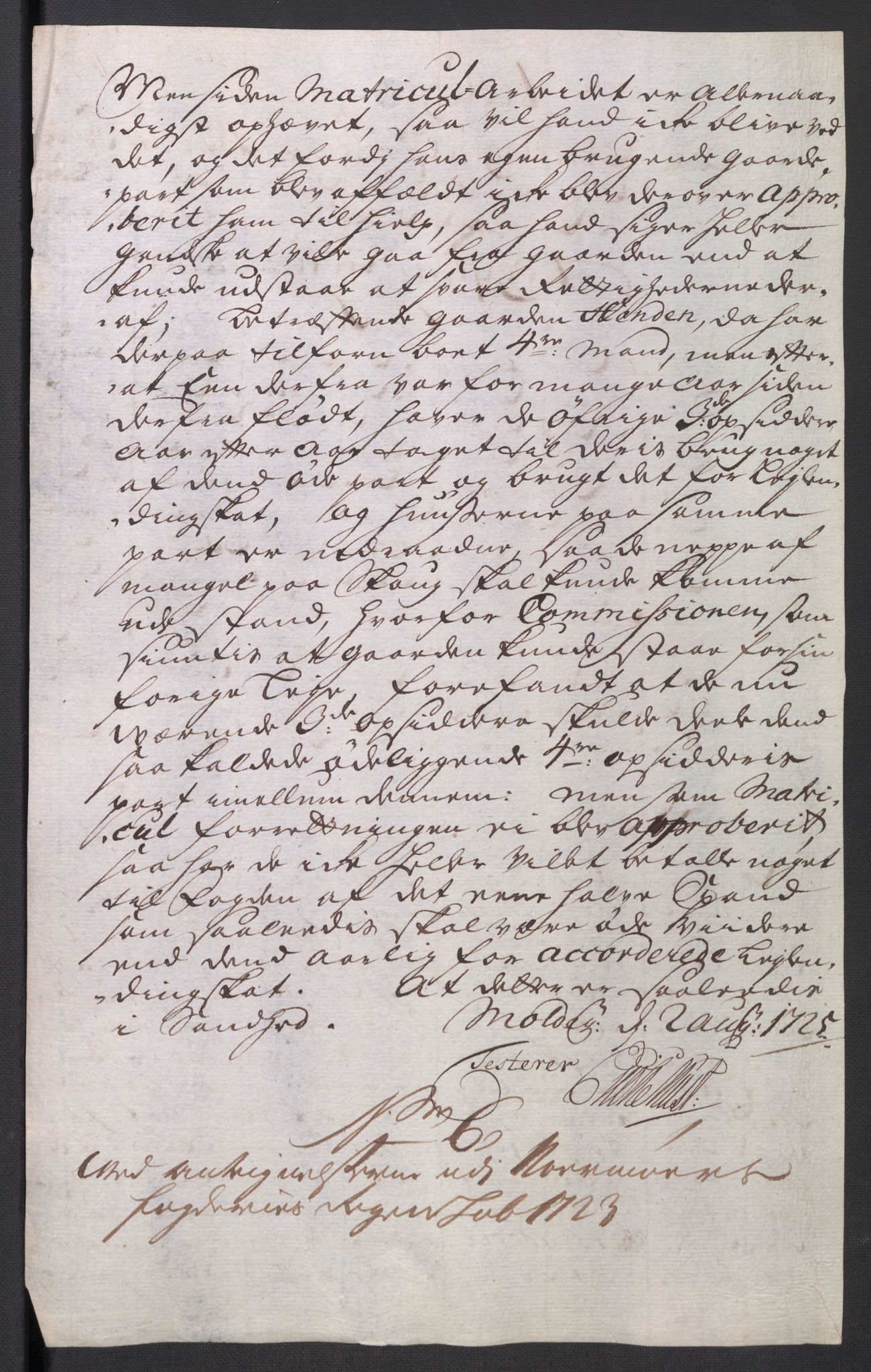 Rentekammeret inntil 1814, Reviderte regnskaper, Fogderegnskap, RA/EA-4092/R56/L3756: Fogderegnskap Nordmøre, 1723, p. 369