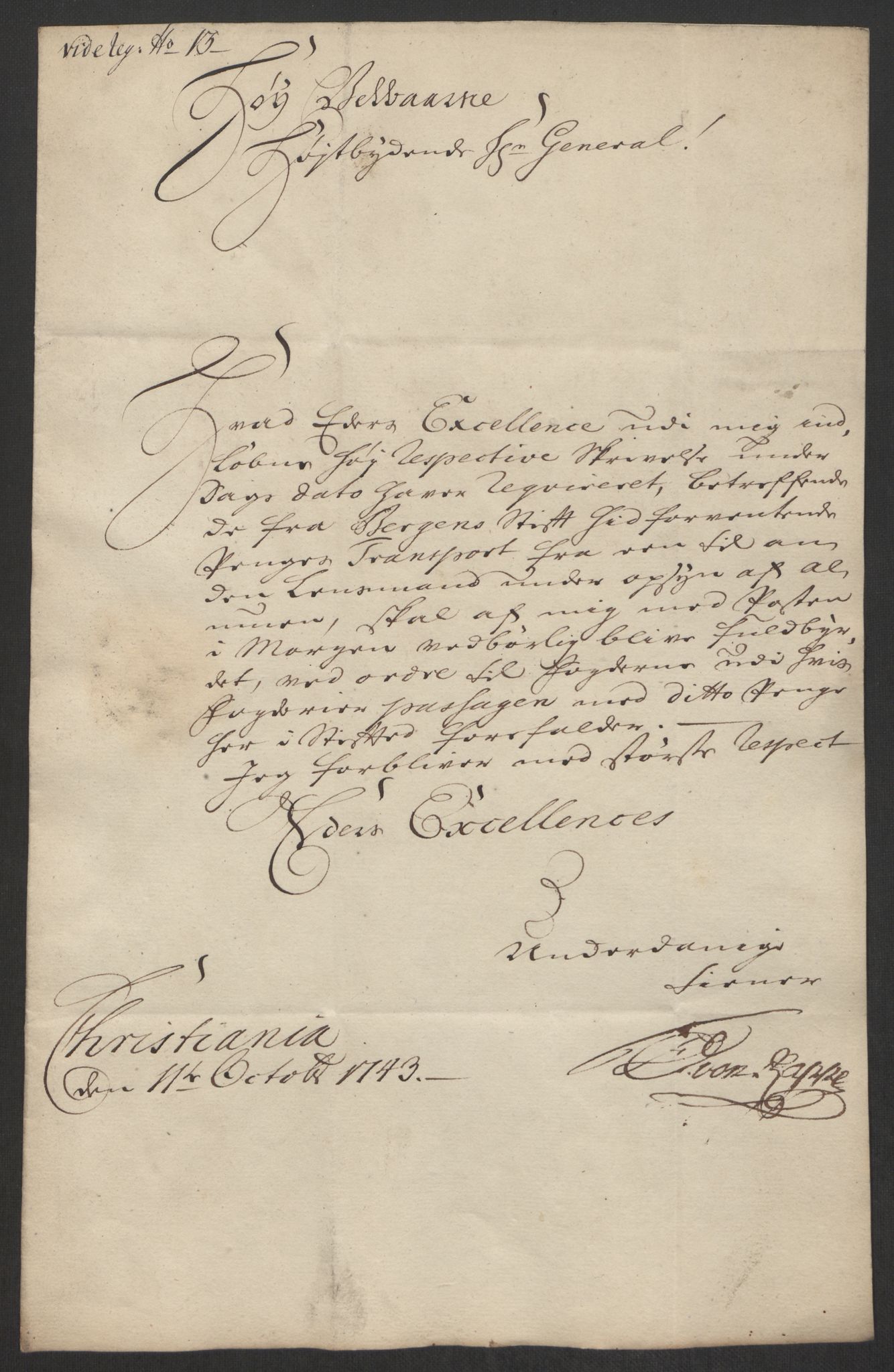 Kommanderende general (KG I) med Det norske krigsdirektorium, AV/RA-EA-5419/D/L0062: Stattholderens, stiftamtmenns og amtmenns brev, 1741-1745, p. 196