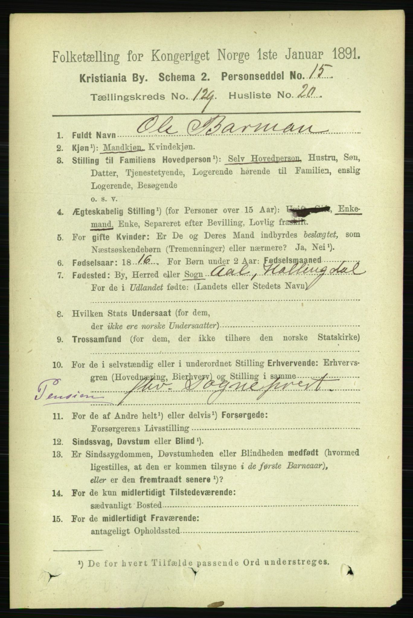 RA, 1891 census for 0301 Kristiania, 1891, p. 69829