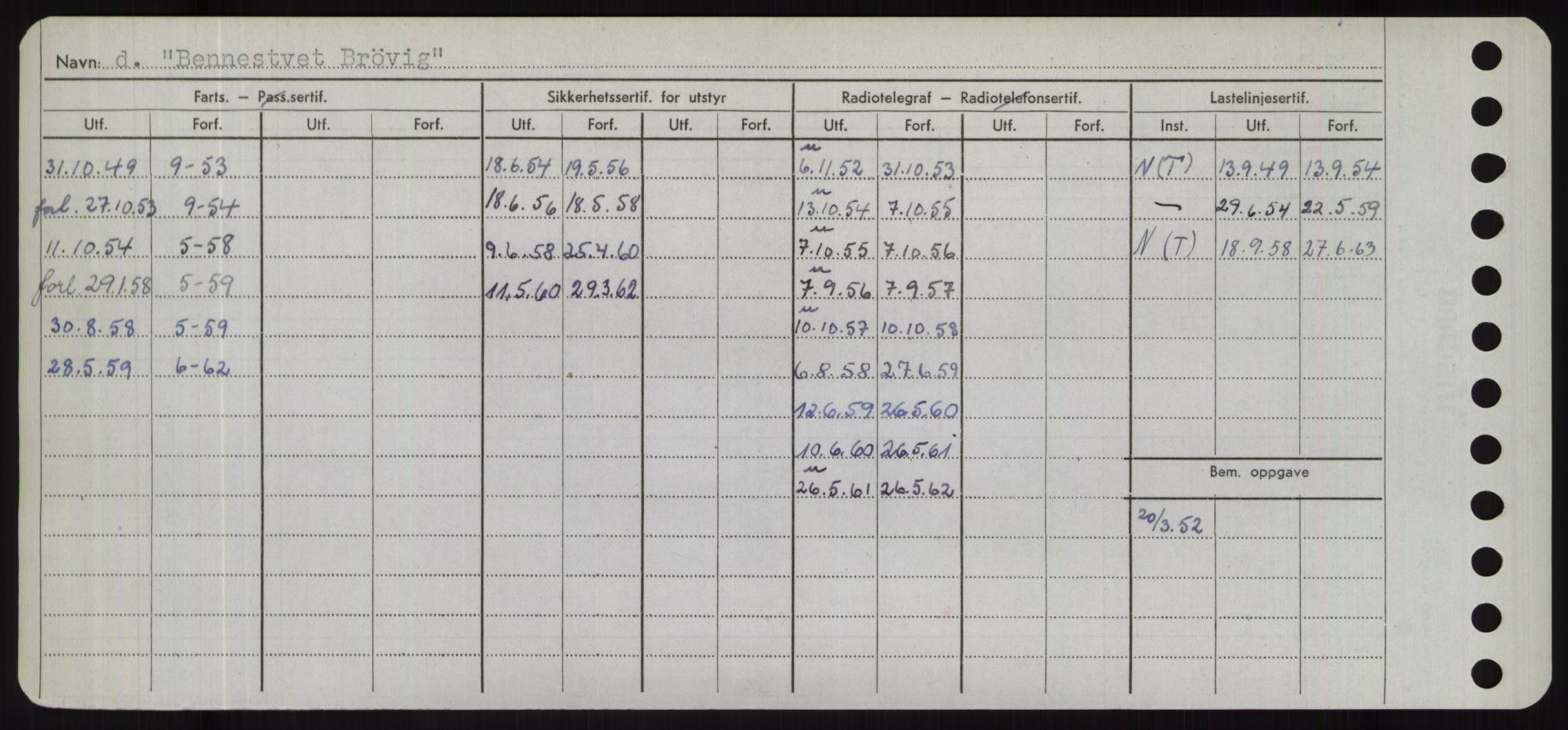 Sjøfartsdirektoratet med forløpere, Skipsmålingen, AV/RA-S-1627/H/Hd/L0003: Fartøy, B-Bev, p. 624