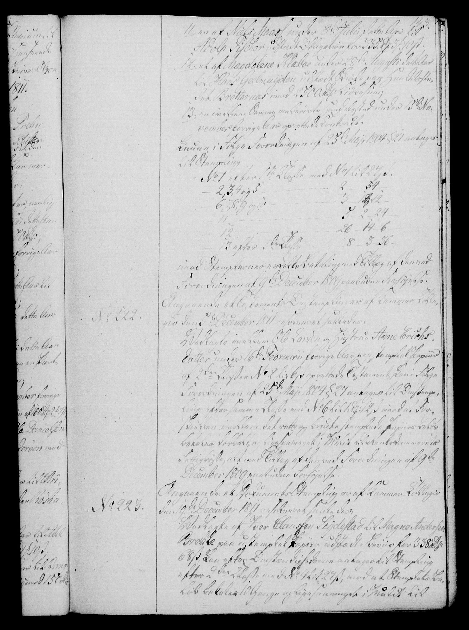 Rentekammeret, Kammerkanselliet, AV/RA-EA-3111/G/Gg/Gga/L0020: Norsk ekspedisjonsprotokoll med register (merket RK 53.20), 1811-1814, p. 143