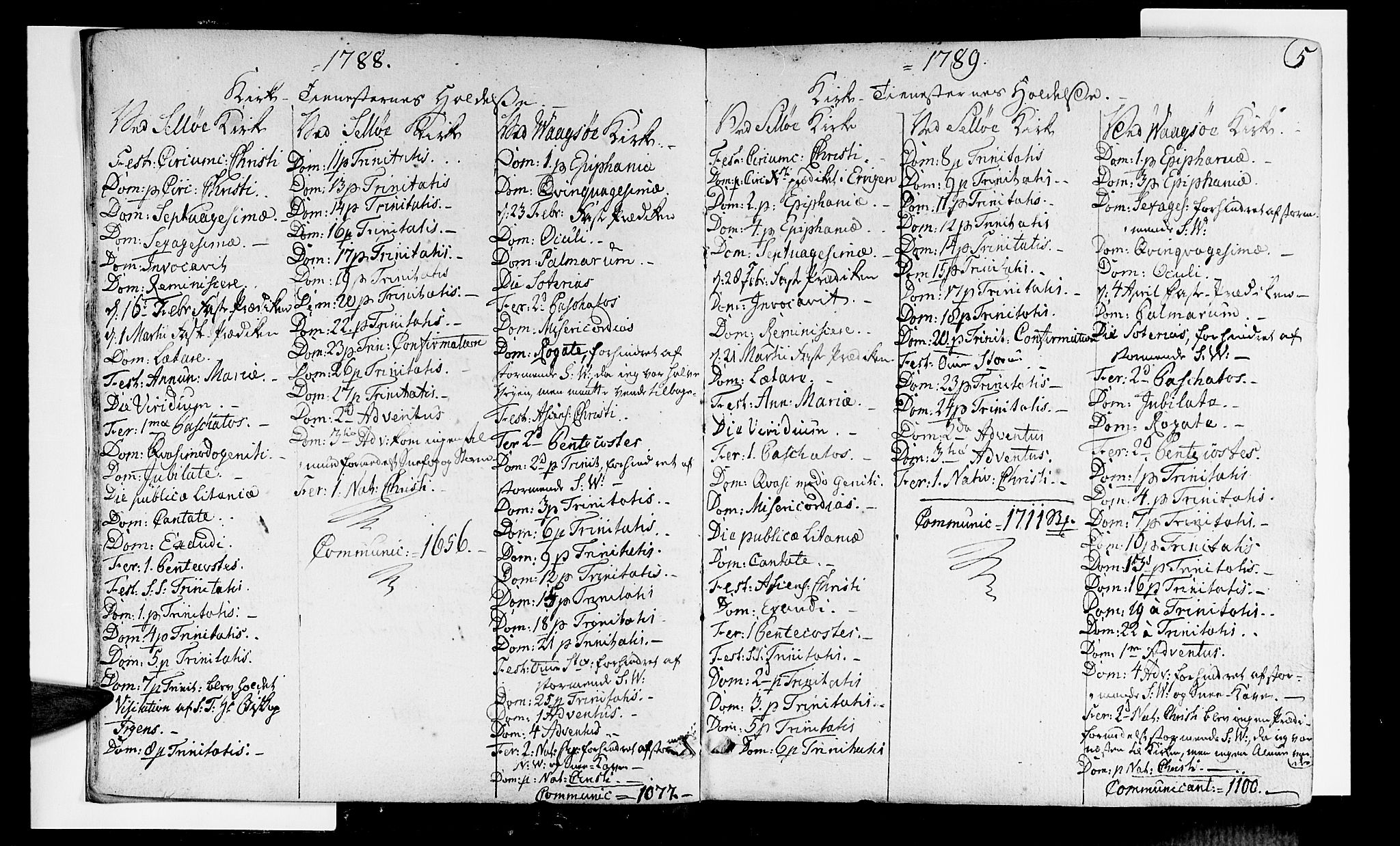 Selje sokneprestembete, SAB/A-99938/H/Ha/Haa/Haaa: Parish register (official) no. A 6, 1782-1806, p. 5