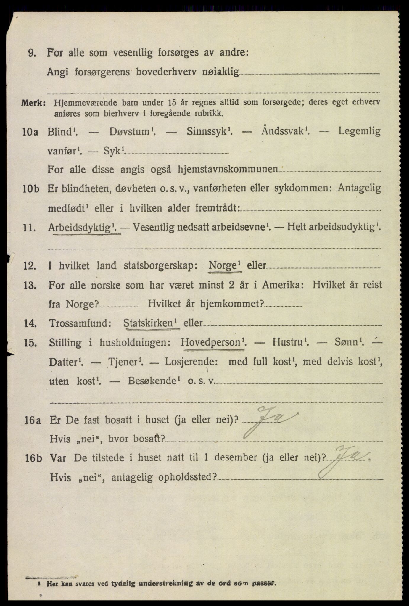 SAH, 1920 census for Øvre Rendal, 1920, p. 2832