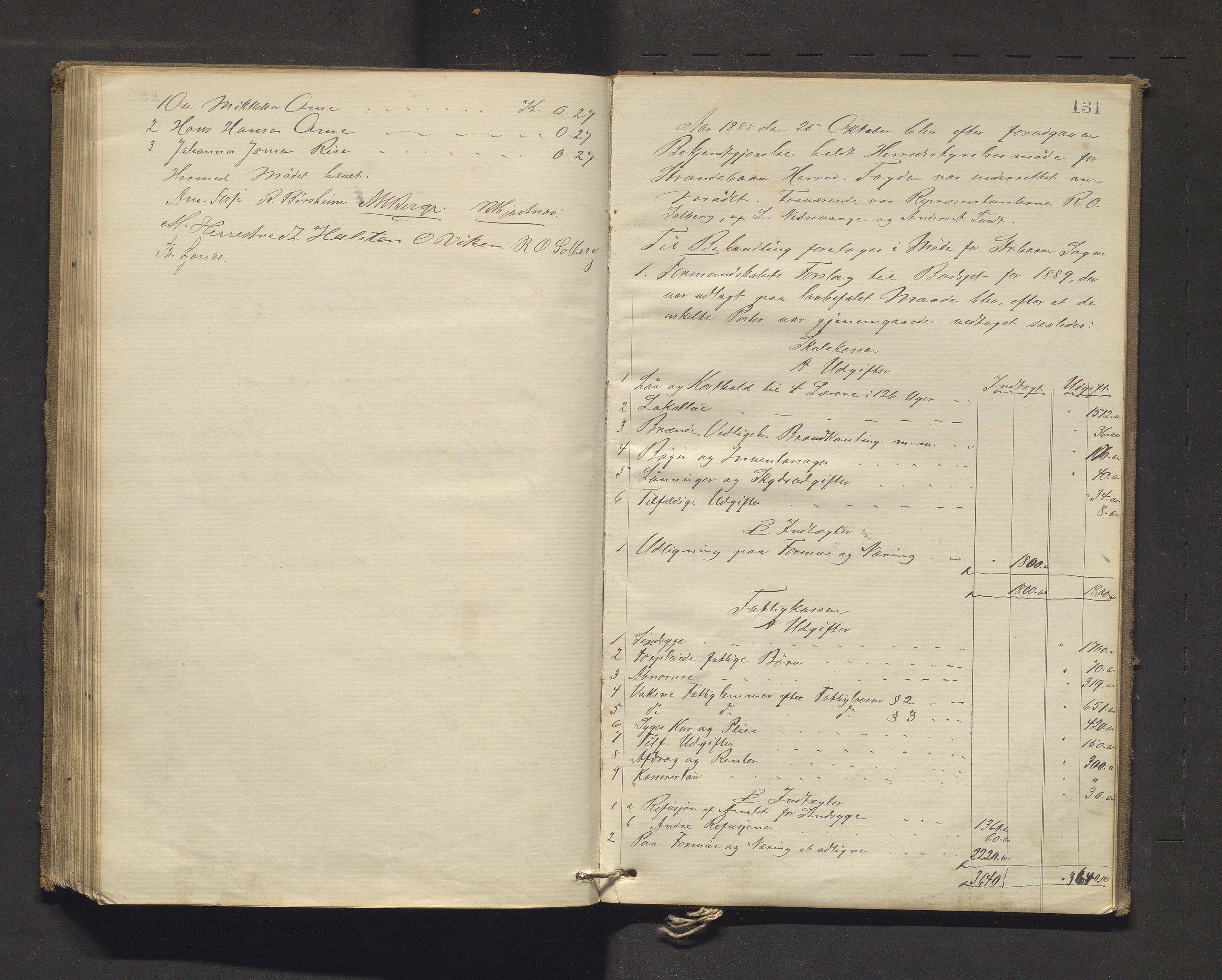 Strandebarm kommune. Formannskapet, IKAH/1226-021/A/Aa/L0002: Møtebok for Strandebarm formannskap og heradsstyre, 1874-1889, p. 130