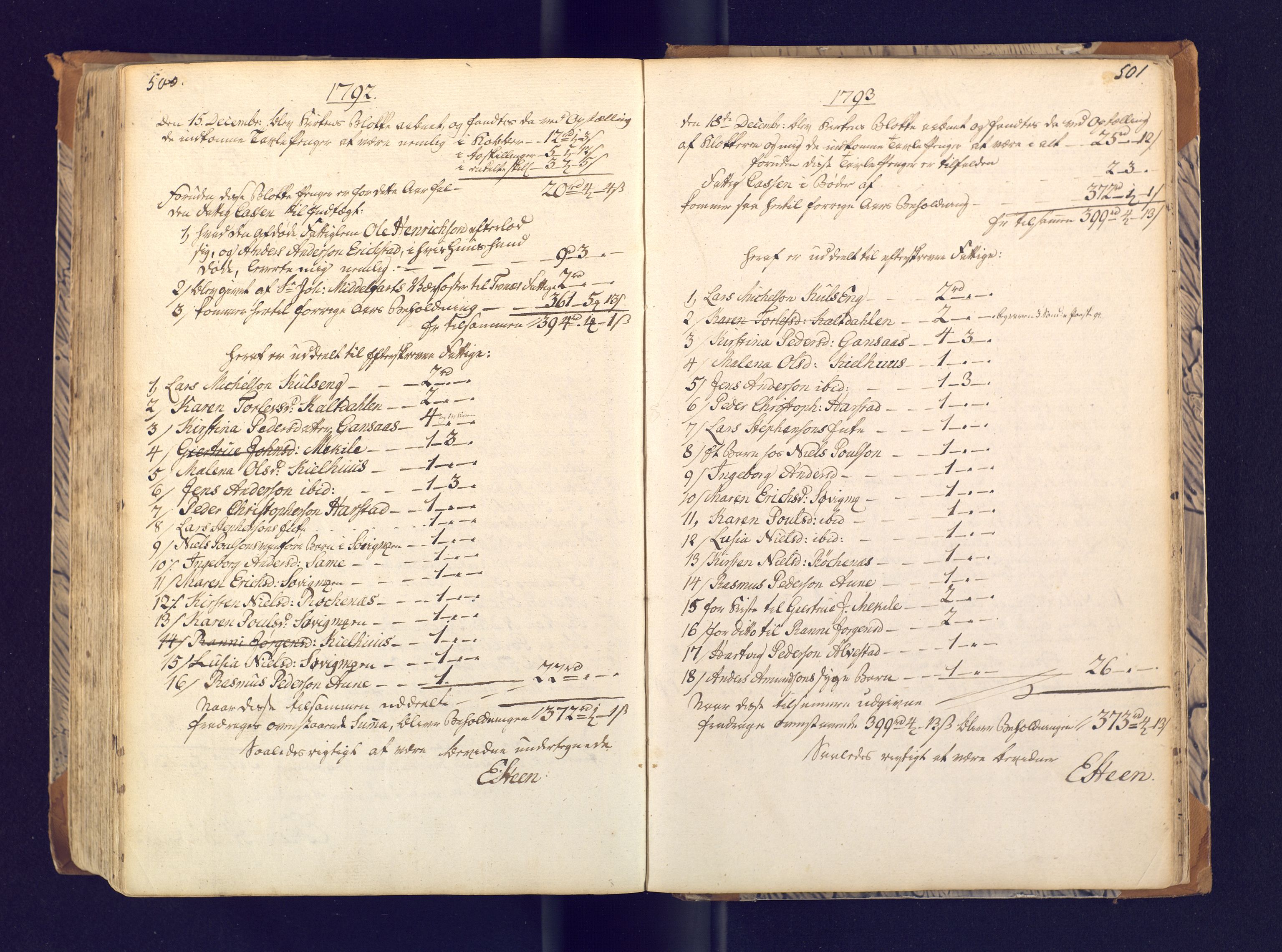 Trondenes sokneprestkontor, SATØ/S-1319/H/Ha/L0003kirke: Parish register (official) no. 3, 1783-1803, p. 500-501
