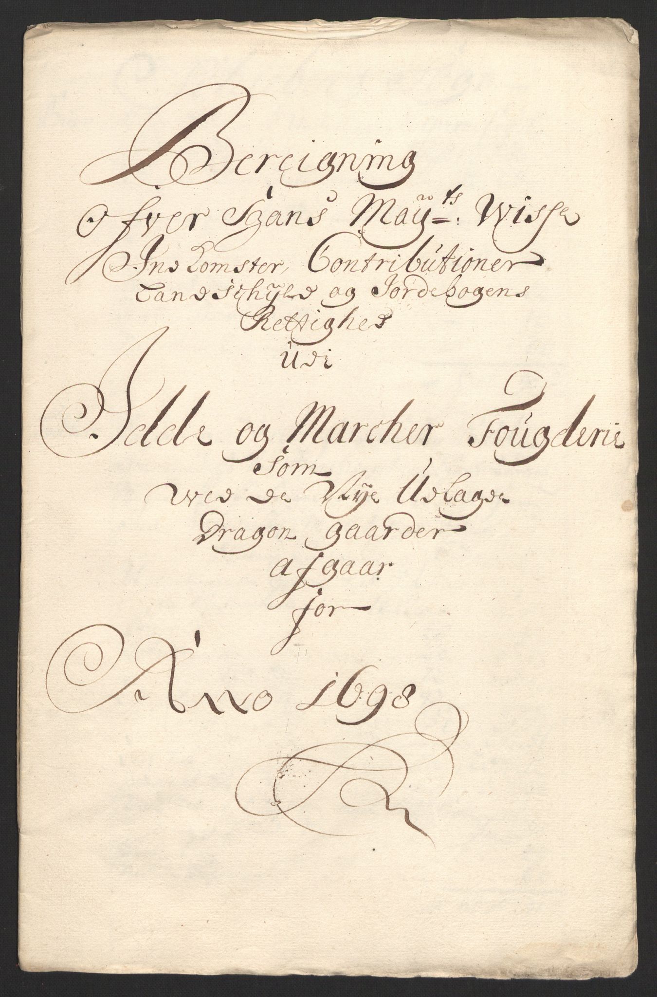 Rentekammeret inntil 1814, Reviderte regnskaper, Fogderegnskap, RA/EA-4092/R01/L0013: Fogderegnskap Idd og Marker, 1696-1698, p. 356