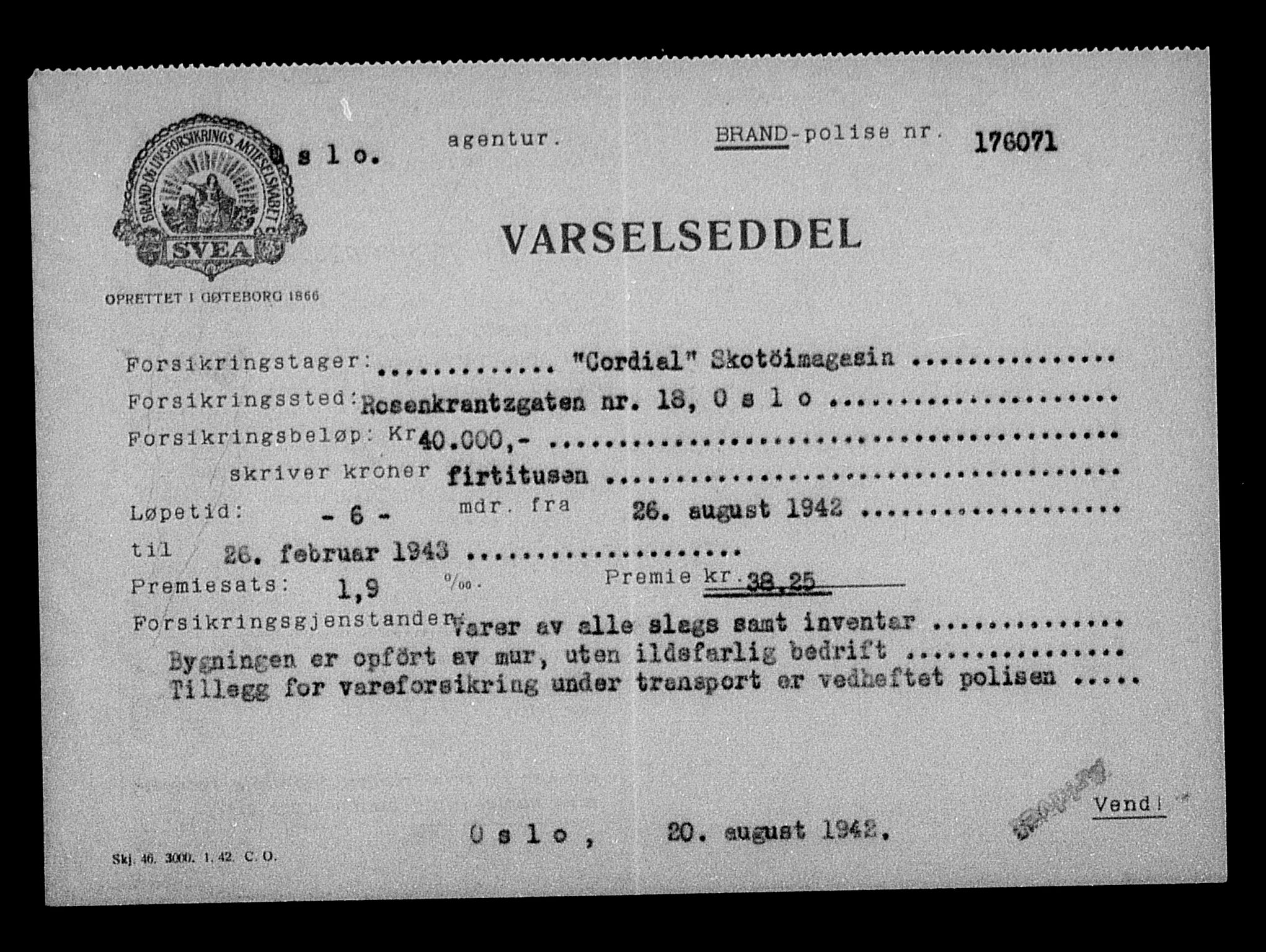 Justisdepartementet, Tilbakeføringskontoret for inndratte formuer, AV/RA-S-1564/H/Hc/Hcc/L0929: --, 1945-1947, p. 66