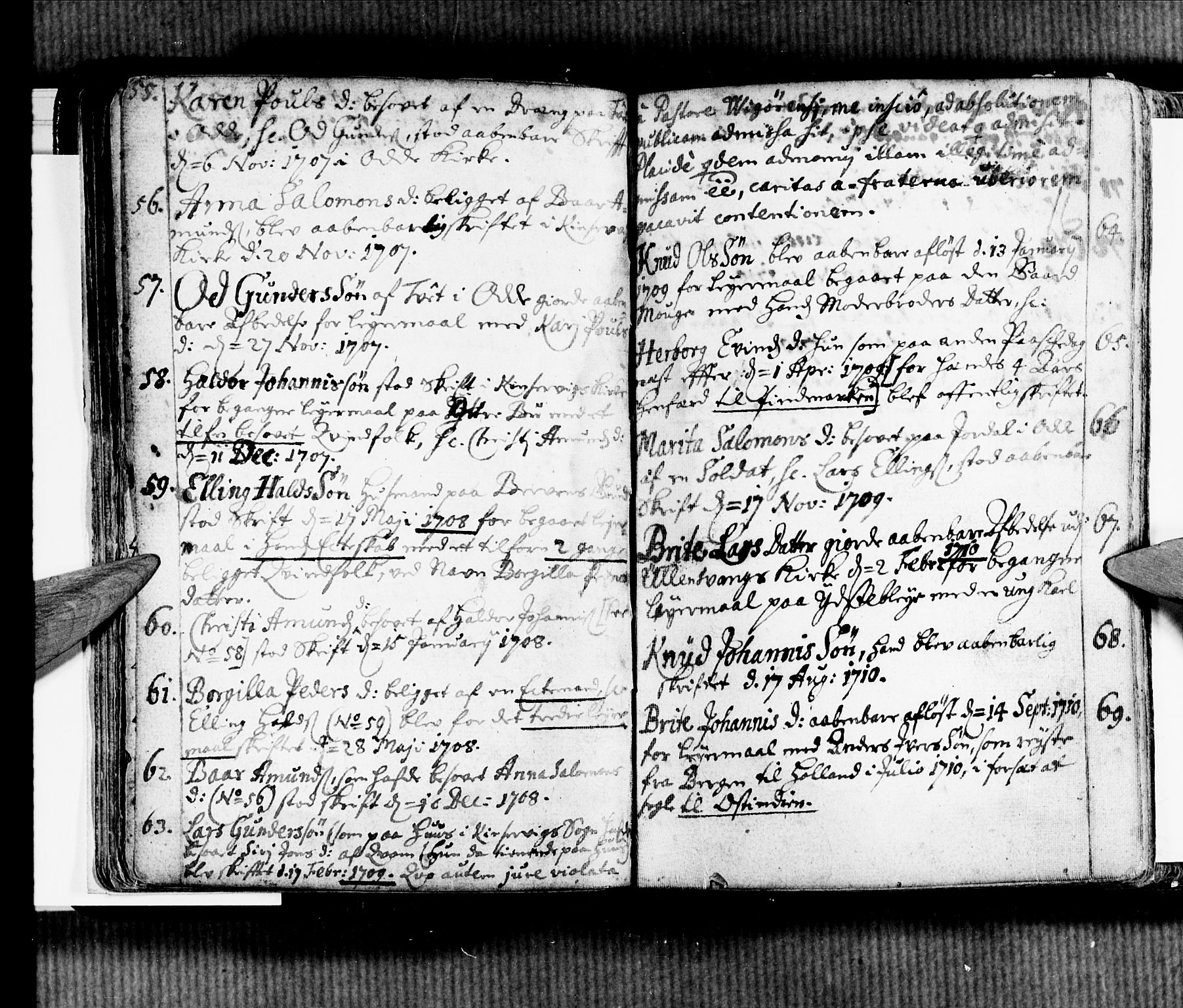 Ullensvang sokneprestembete, SAB/A-78701/H/Haa: Parish register (official) no. A 2, 1669-1732, p. 16
