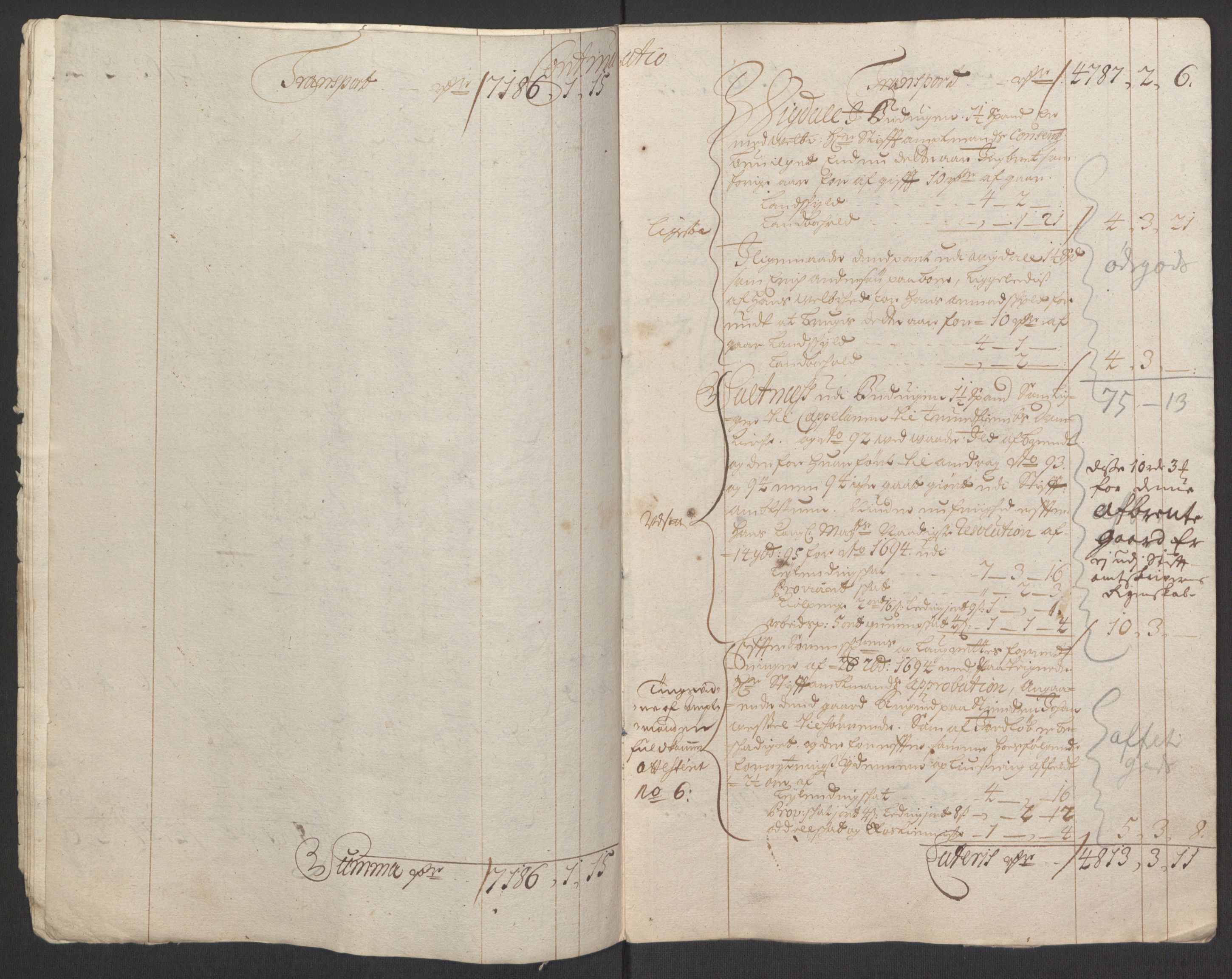 Rentekammeret inntil 1814, Reviderte regnskaper, Fogderegnskap, AV/RA-EA-4092/R61/L4105: Fogderegnskap Strinda og Selbu, 1695, p. 9