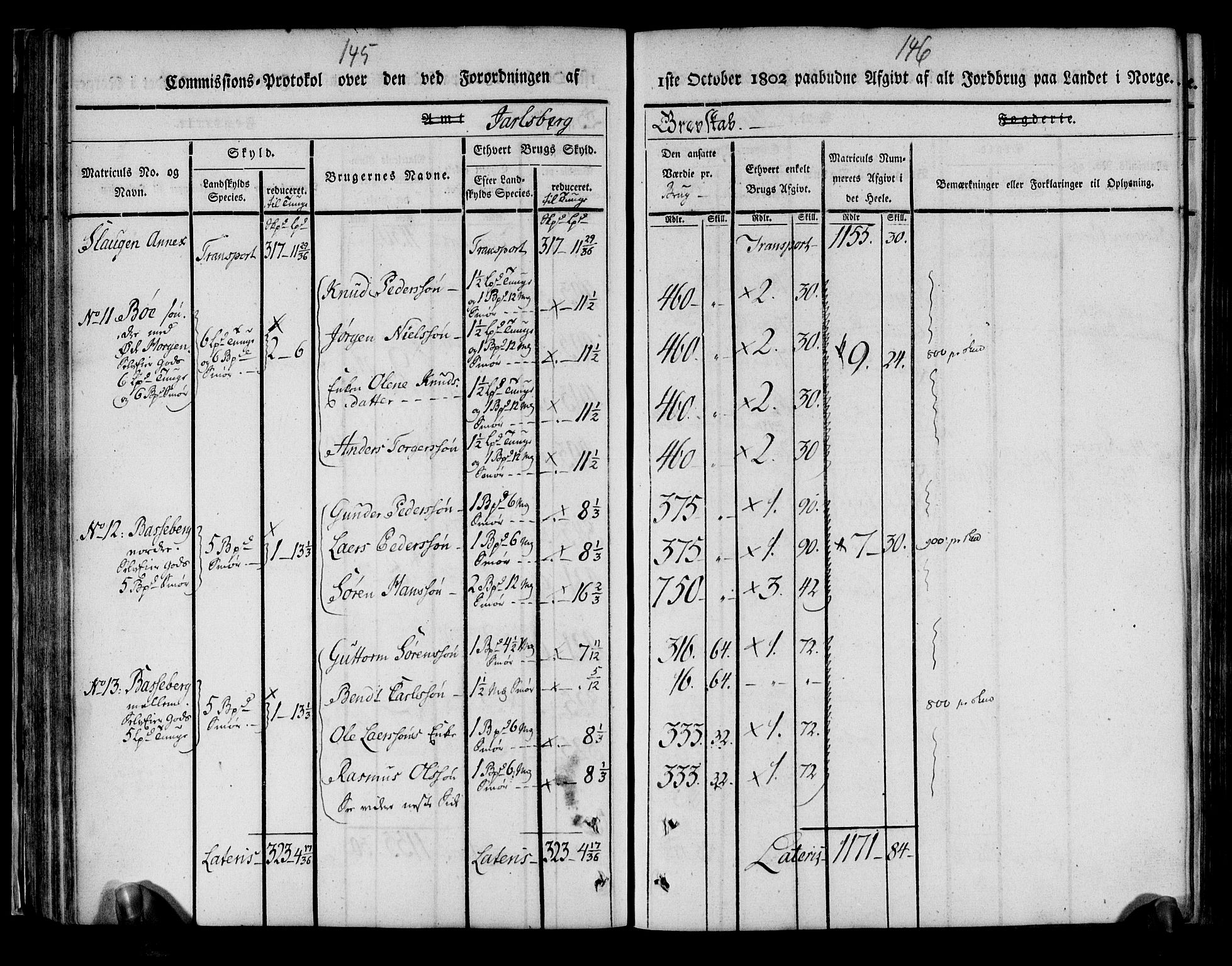 Rentekammeret inntil 1814, Realistisk ordnet avdeling, AV/RA-EA-4070/N/Ne/Nea/L0175: Jarlsberg grevskap. Kommisjonsprotokoll for grevskapets søndre distrikt - Ramnes, Sem, Stokke, Borre, Andebu og Nøtterøy prestegjeld, 1803, p. 74