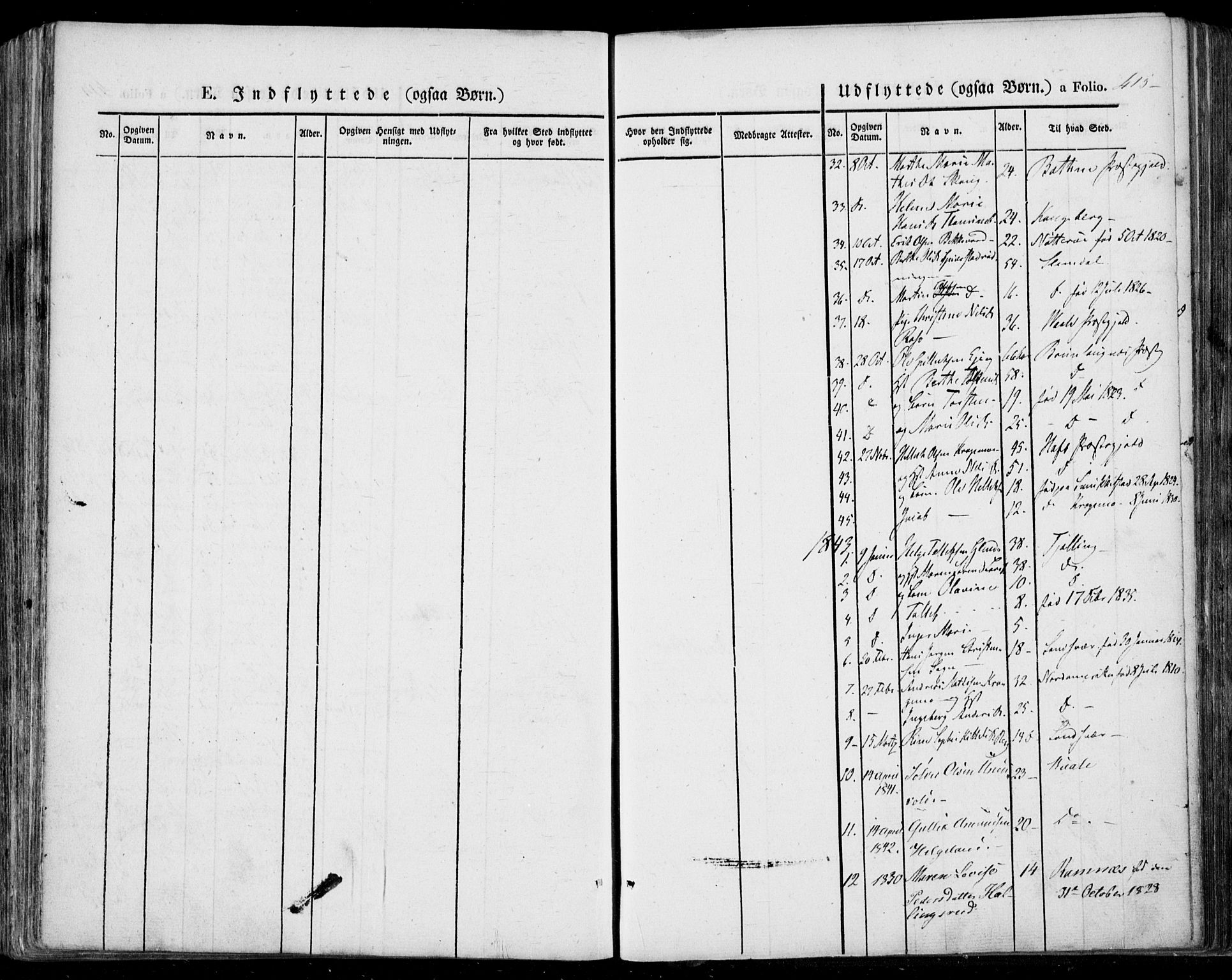 Lardal kirkebøker, SAKO/A-350/F/Fa/L0006: Parish register (official) no. I 6, 1835-1860, p. 415