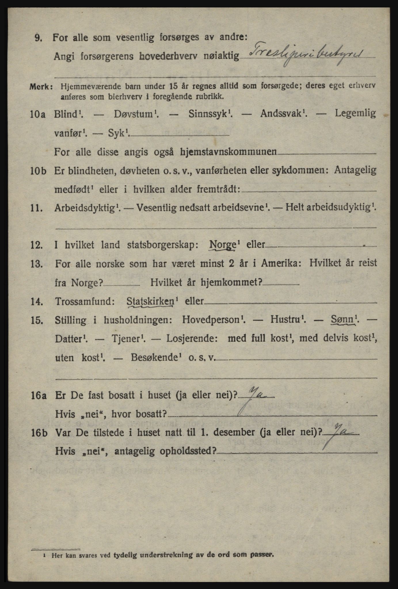 SAO, 1920 census for Idd, 1920, p. 2351