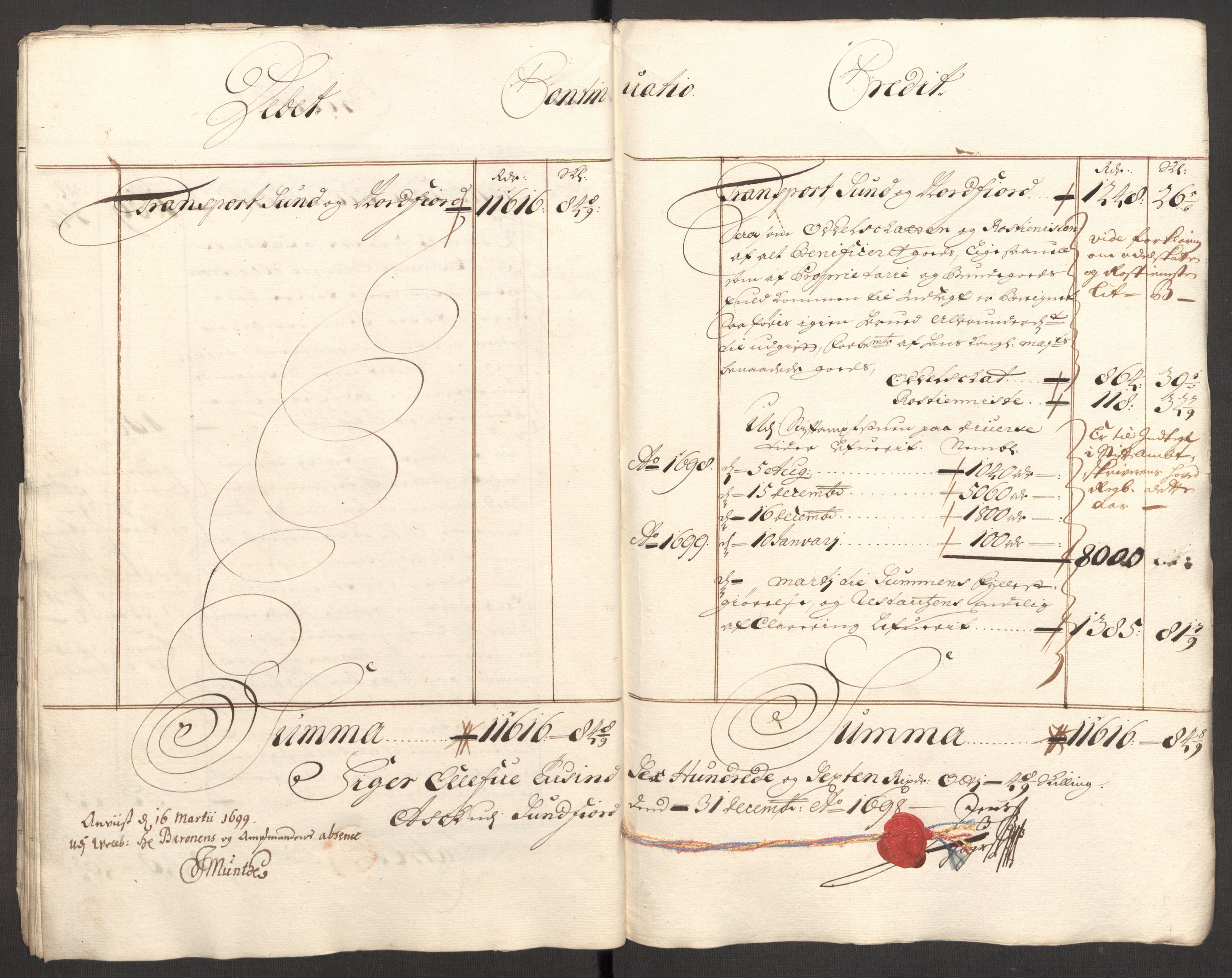 Rentekammeret inntil 1814, Reviderte regnskaper, Fogderegnskap, AV/RA-EA-4092/R53/L3423: Fogderegnskap Sunn- og Nordfjord, 1697-1698, p. 222