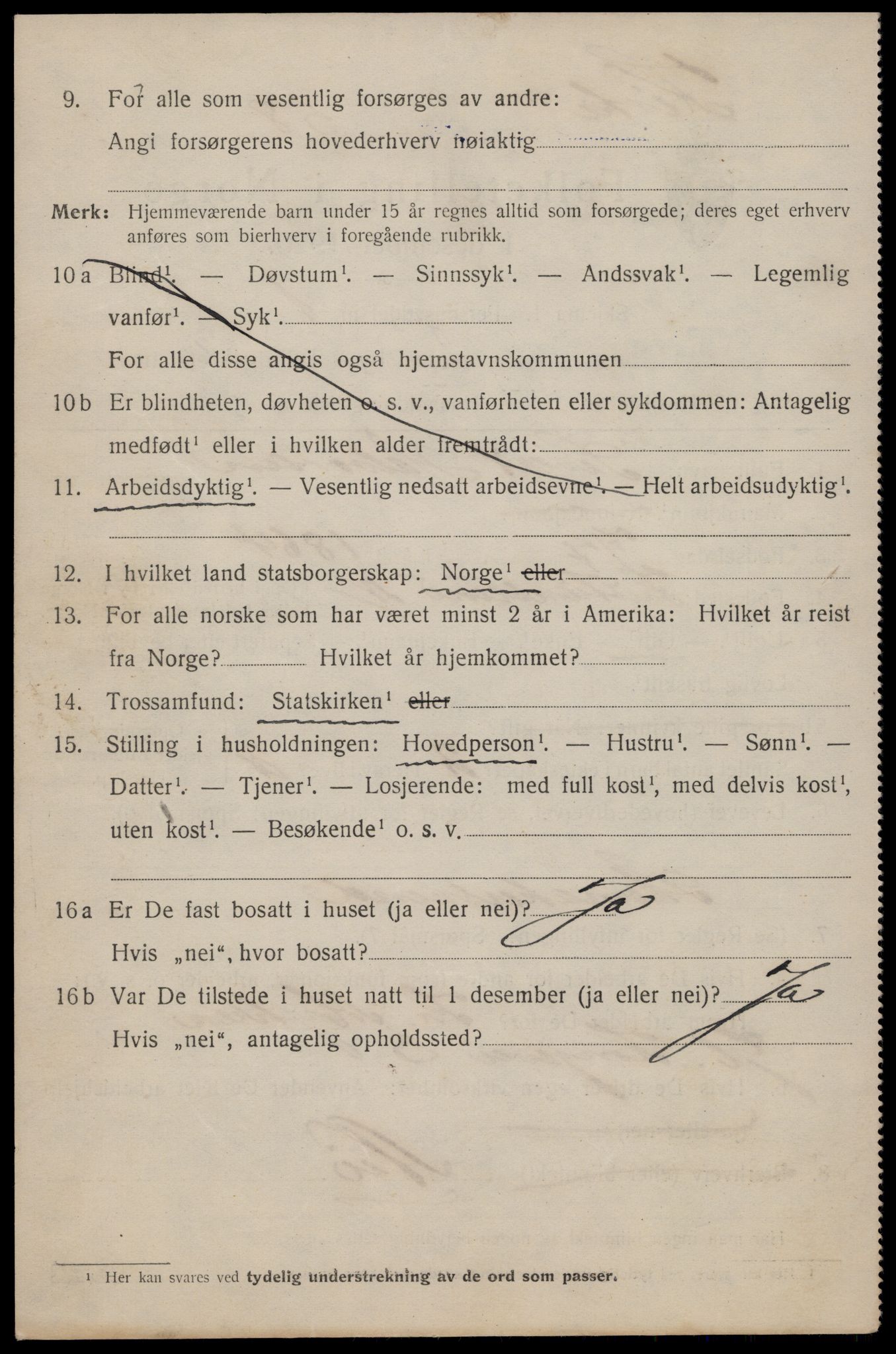 SAT, 1920 census for Trondheim, 1920, p. 117437