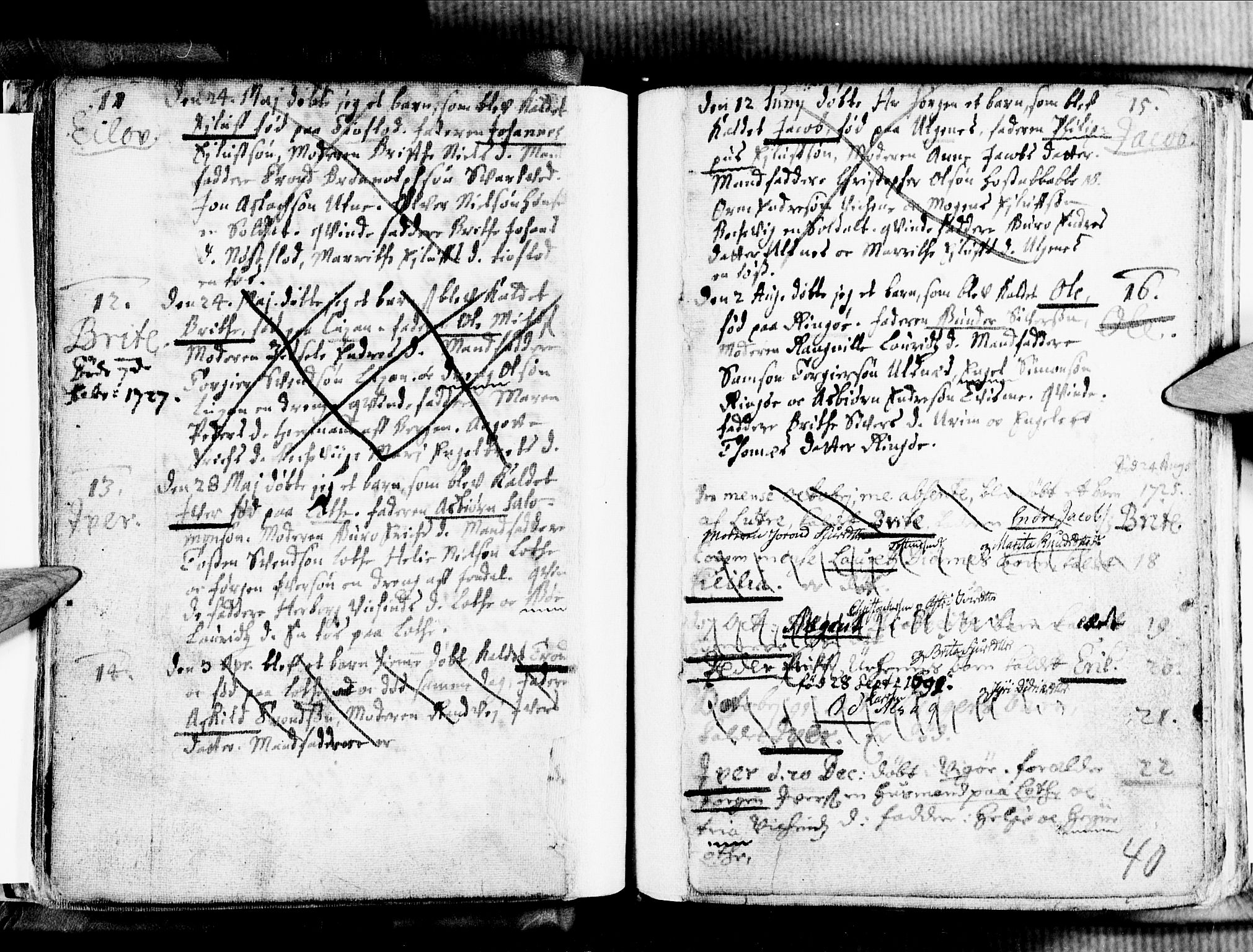 Ullensvang sokneprestembete, SAB/A-78701/H/Haa: Parish register (official) no. A 1 /2, 1669-1719, p. 40