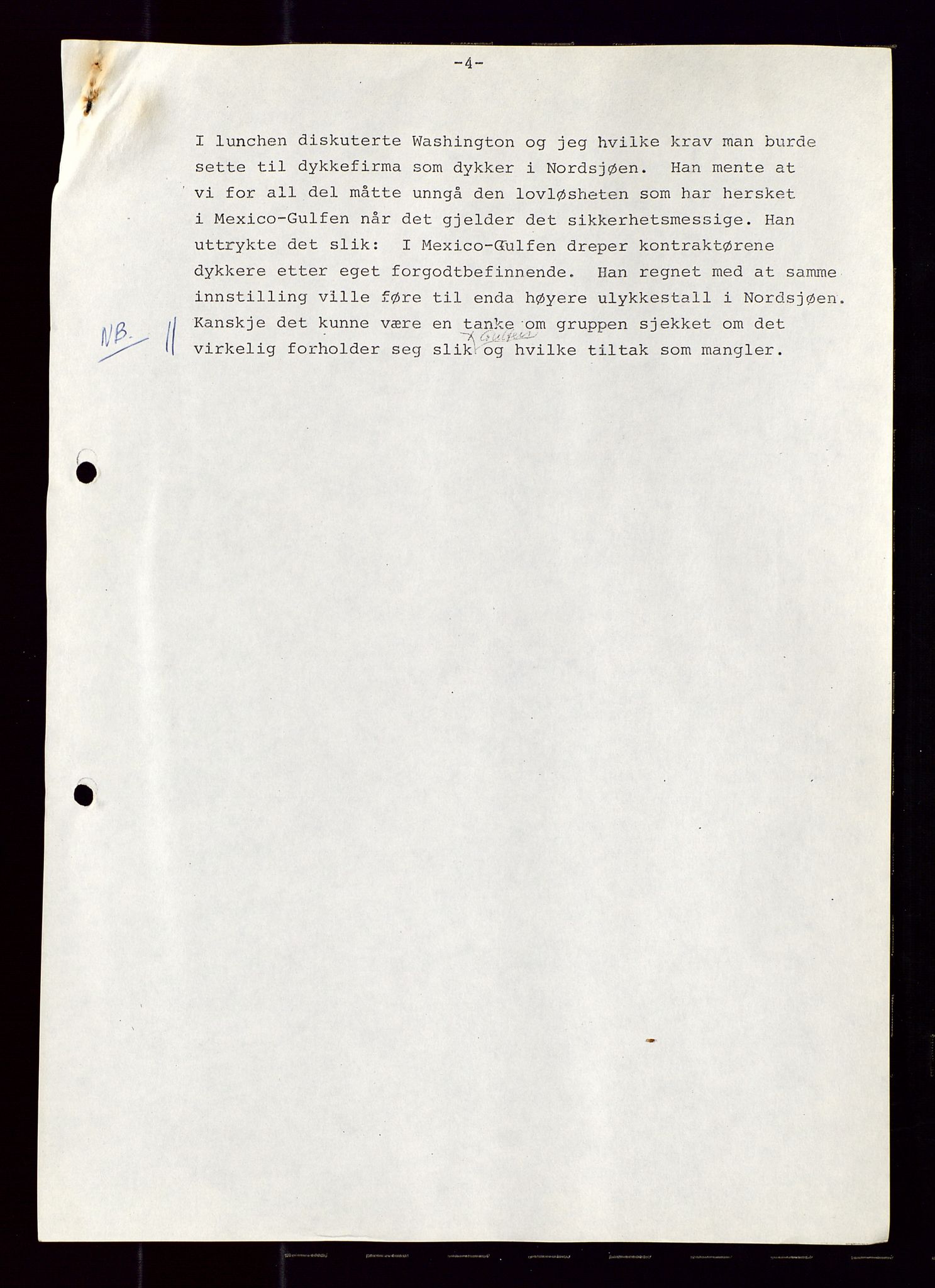 Industridepartementet, Oljekontoret, AV/SAST-A-101348/Di/L0001: DWP, møter juni - november, komiteemøter nr. 19 - 26, 1973-1974, p. 349