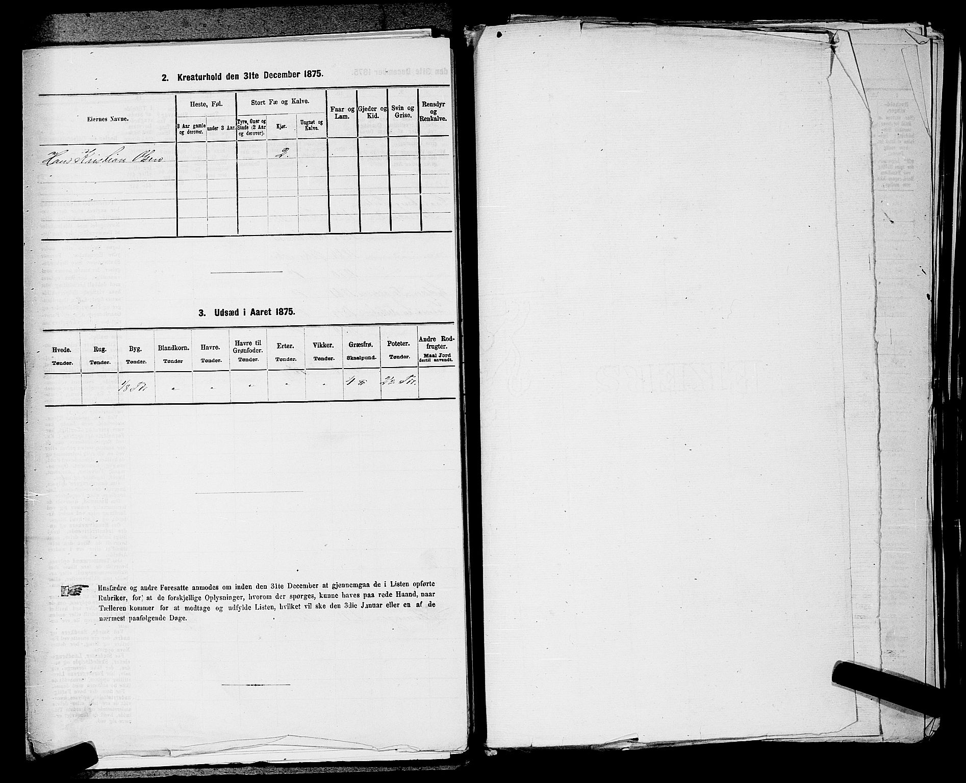 RA, 1875 census for 0218bP Østre Aker, 1875, p. 3691