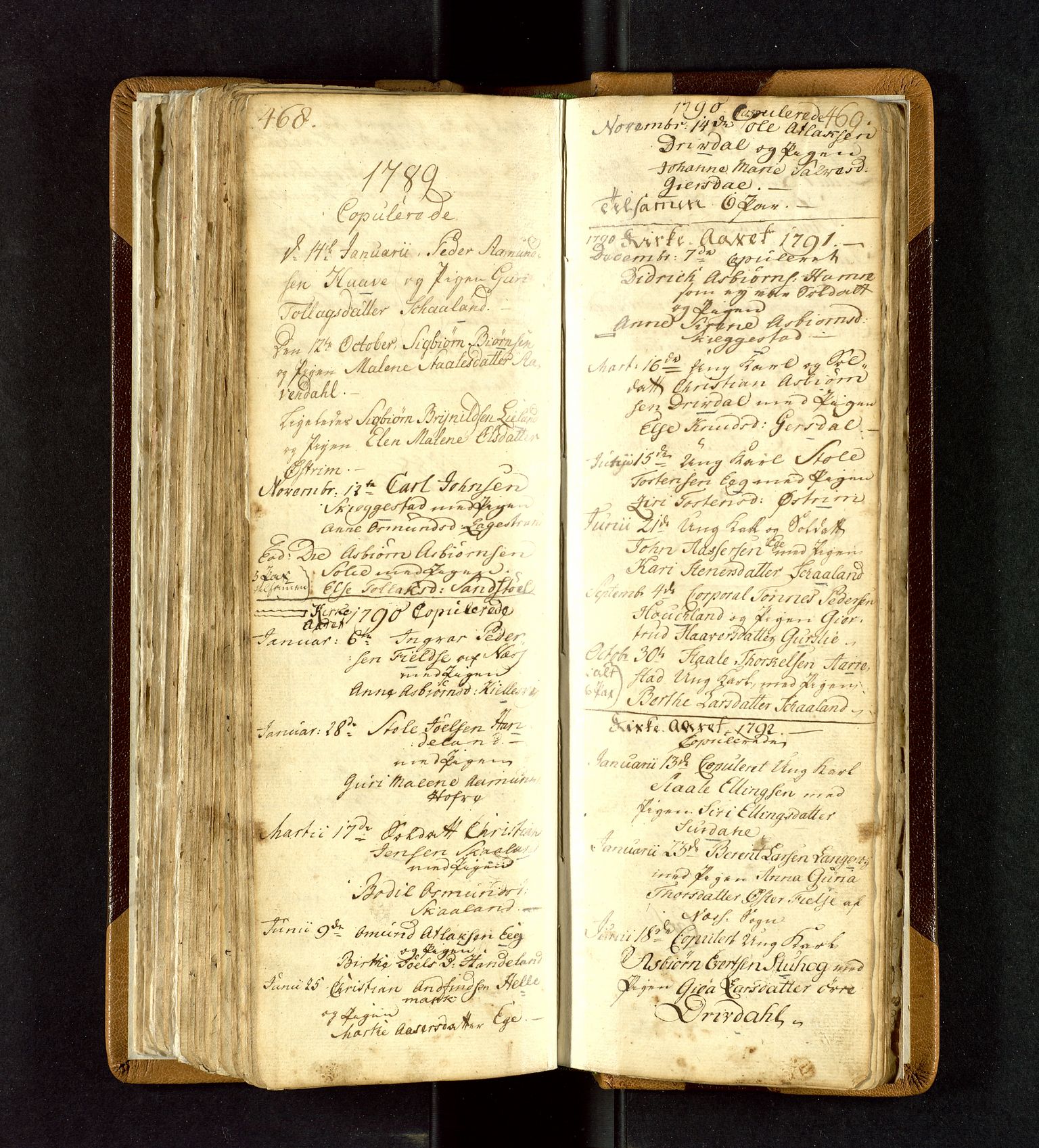 Lund sokneprestkontor, SAST/A-101809/S06/L0003: Parish register (official) no. A 3, 1761-1801, p. 468-469