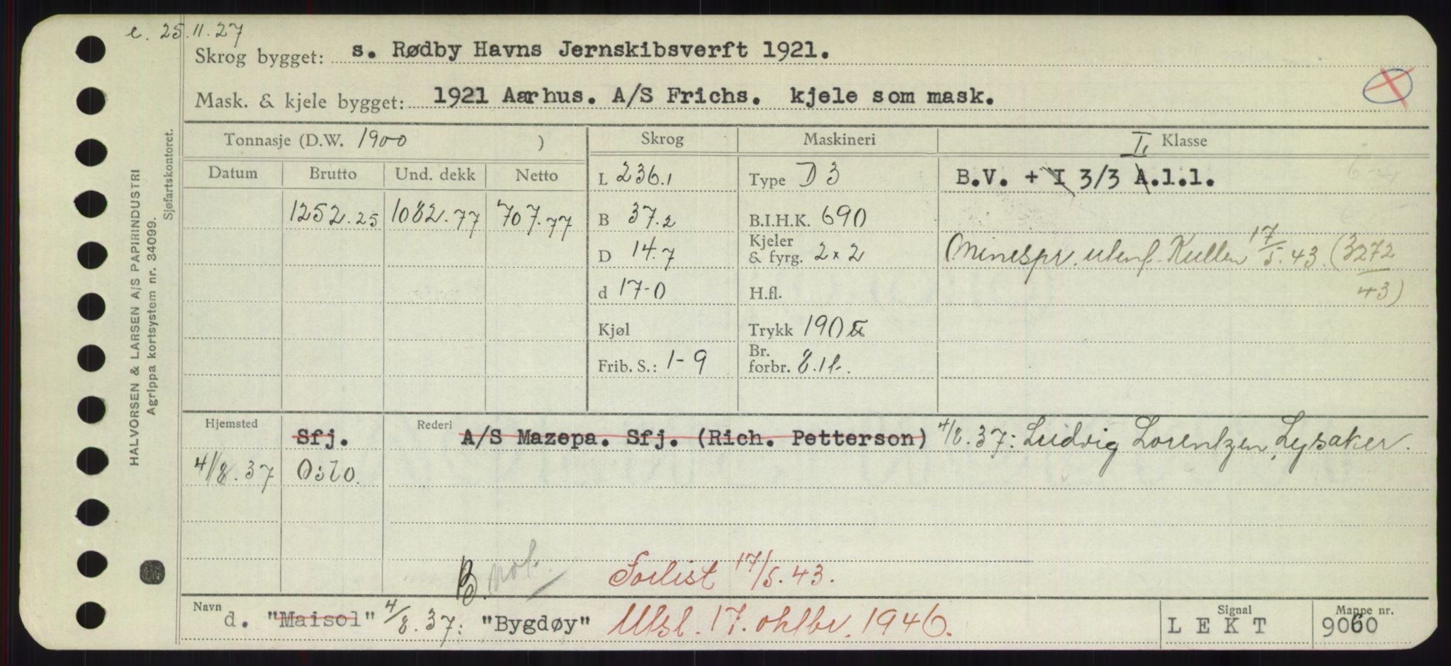 Sjøfartsdirektoratet med forløpere, Skipsmålingen, AV/RA-S-1627/H/Hd/L0005: Fartøy, Br-Byg, p. 687