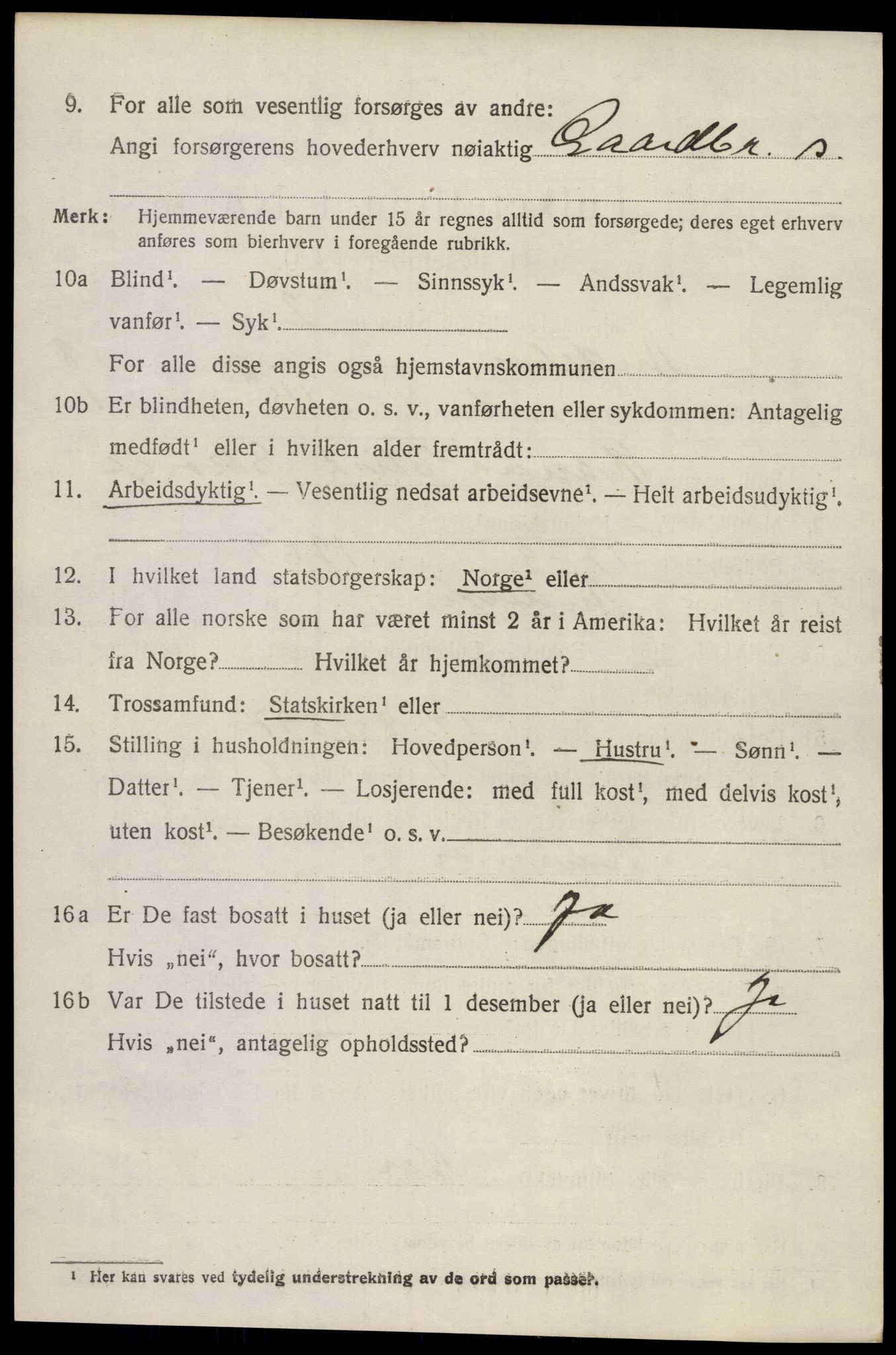 SAKO, 1920 census for Andebu, 1920, p. 6049