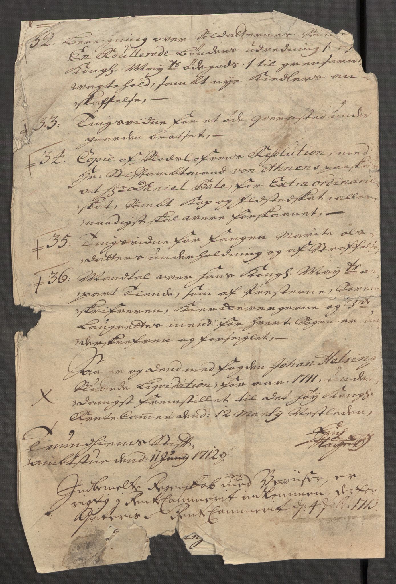 Rentekammeret inntil 1814, Reviderte regnskaper, Fogderegnskap, AV/RA-EA-4092/R63/L4319: Fogderegnskap Inderøy, 1711, p. 24