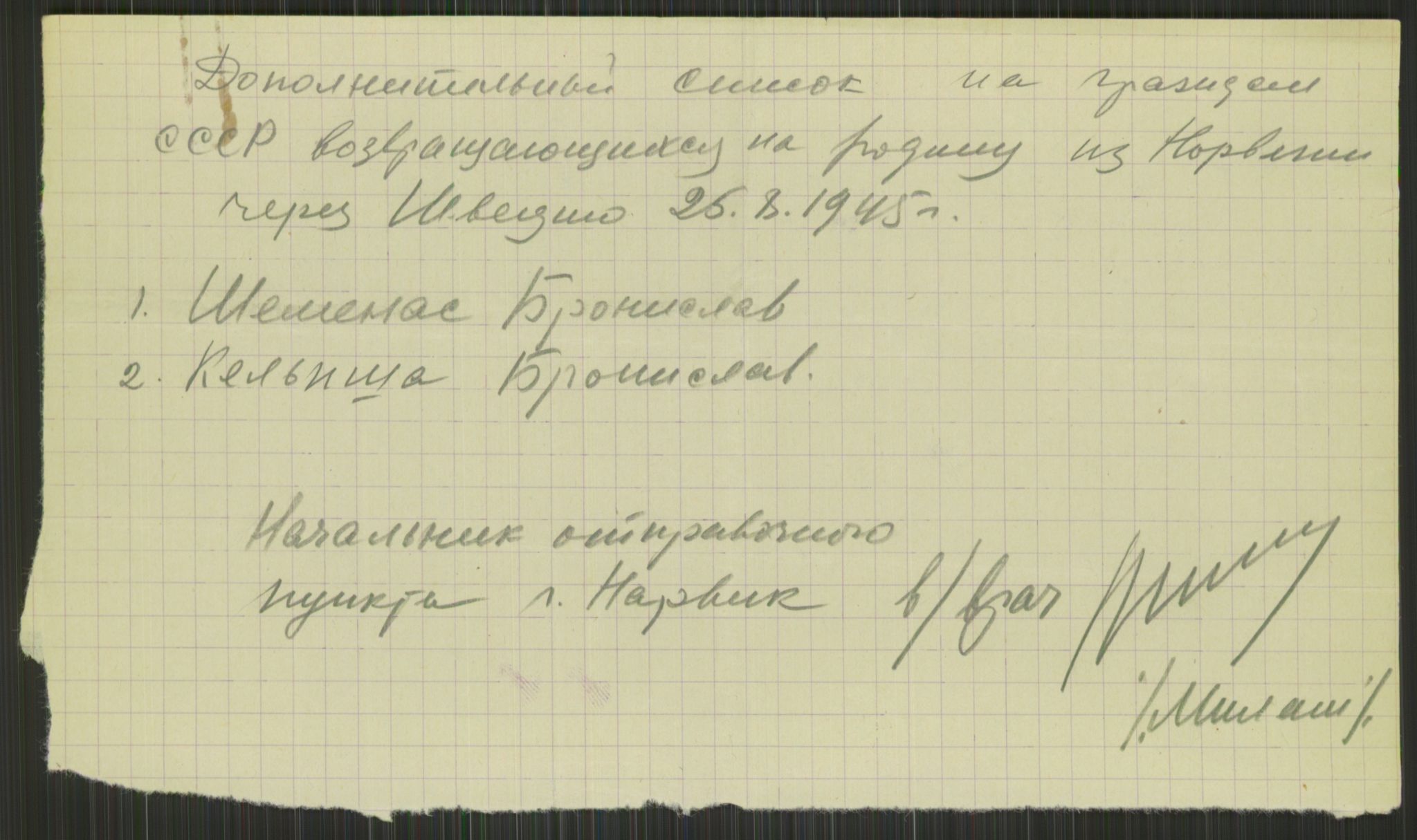 Flyktnings- og fangedirektoratet, Repatrieringskontoret, AV/RA-S-1681/D/Db/L0015: Displaced Persons (DPs) og sivile tyskere, 1945-1948, p. 117