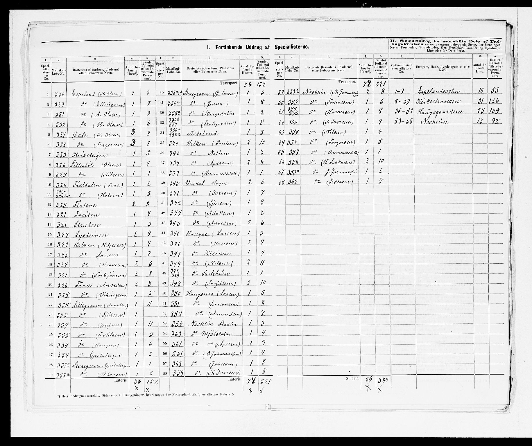 SAB, 1875 census for 1233P Ulvik, 1875, p. 11