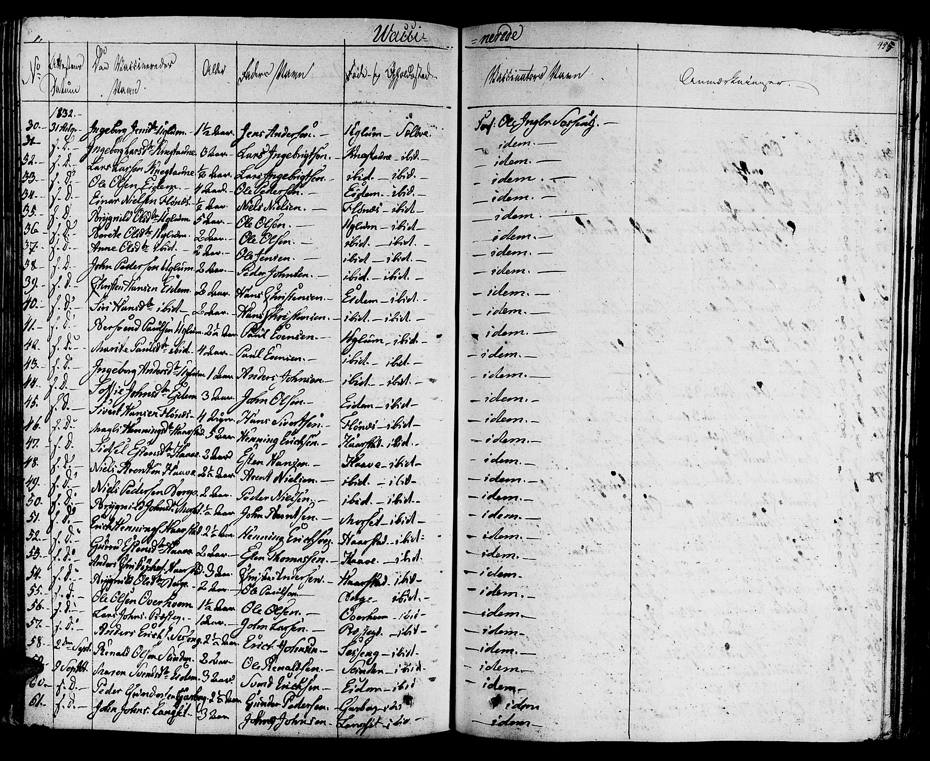 Ministerialprotokoller, klokkerbøker og fødselsregistre - Sør-Trøndelag, AV/SAT-A-1456/695/L1143: Parish register (official) no. 695A05 /1, 1824-1842, p. 455