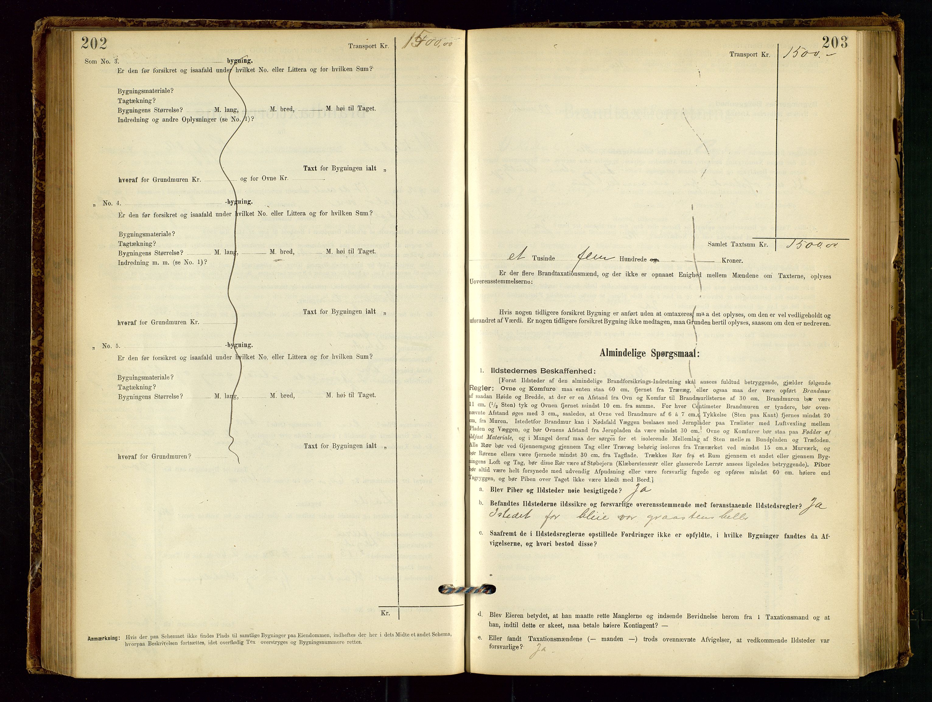 Vikedal lensmannskontor, AV/SAST-A-100179/Gob/L0004: Branntakstprotokoll, 1894-1952, p. 202-203