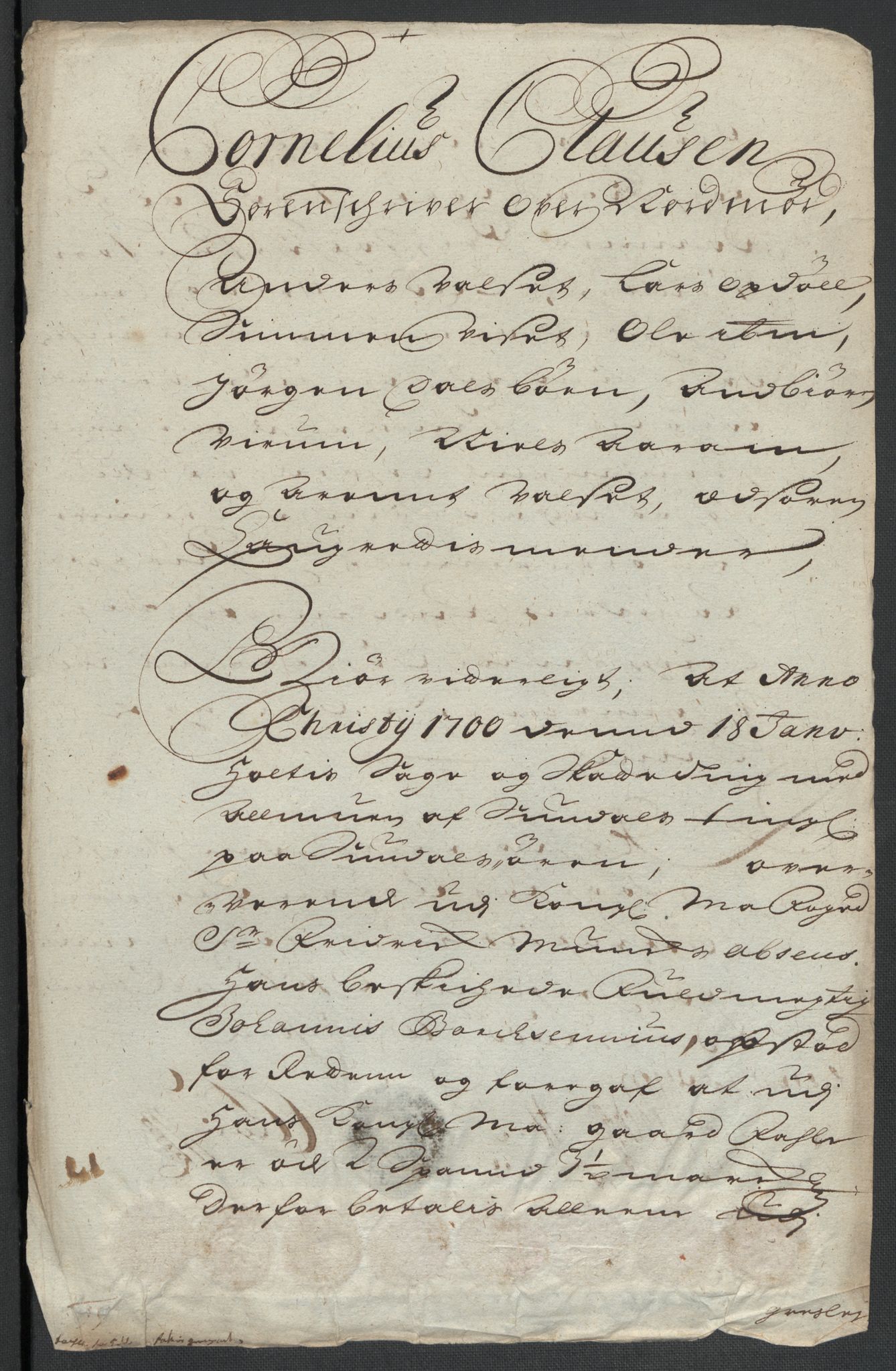 Rentekammeret inntil 1814, Reviderte regnskaper, Fogderegnskap, AV/RA-EA-4092/R56/L3738: Fogderegnskap Nordmøre, 1699, p. 119