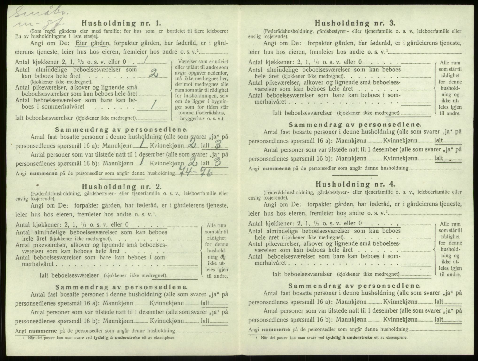 SAB, 1920 census for Kinn, 1920, p. 544