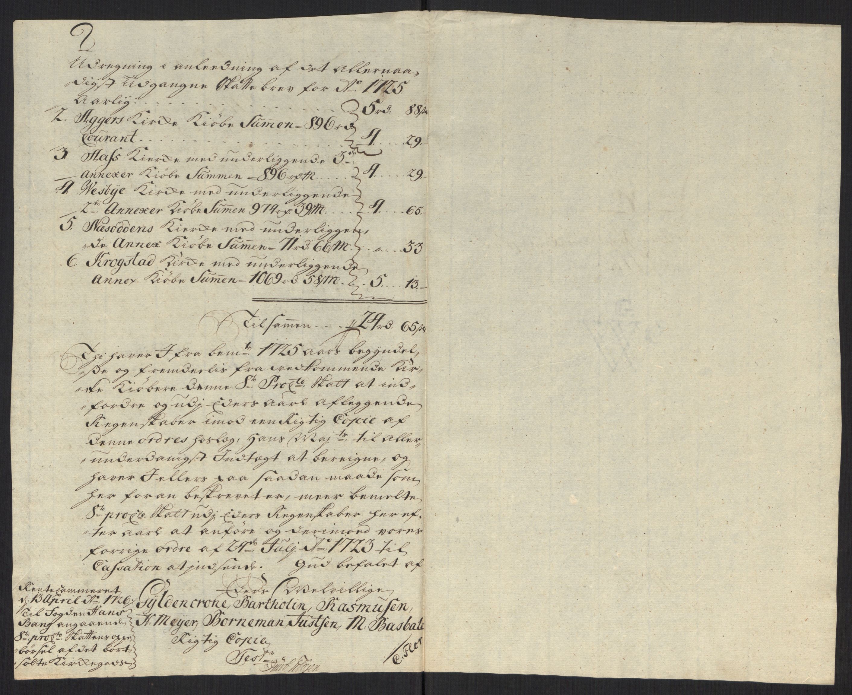 Rentekammeret inntil 1814, Reviderte regnskaper, Fogderegnskap, RA/EA-4092/R10/L0474: Fogderegnskap Aker og Follo, 1735, p. 78